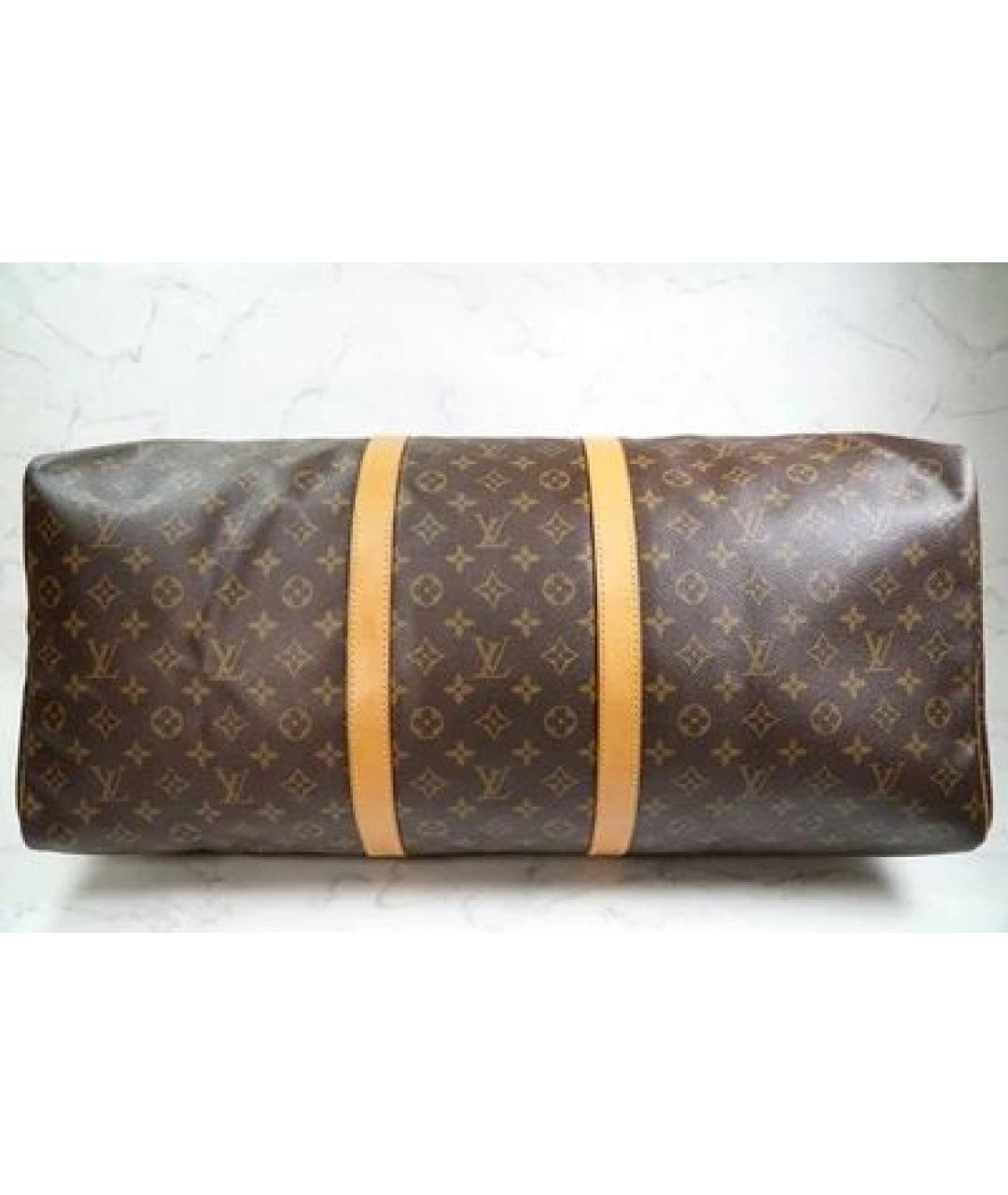LOUIS VUITTON Коричневая дорожная/спортивная сумка, фото 4