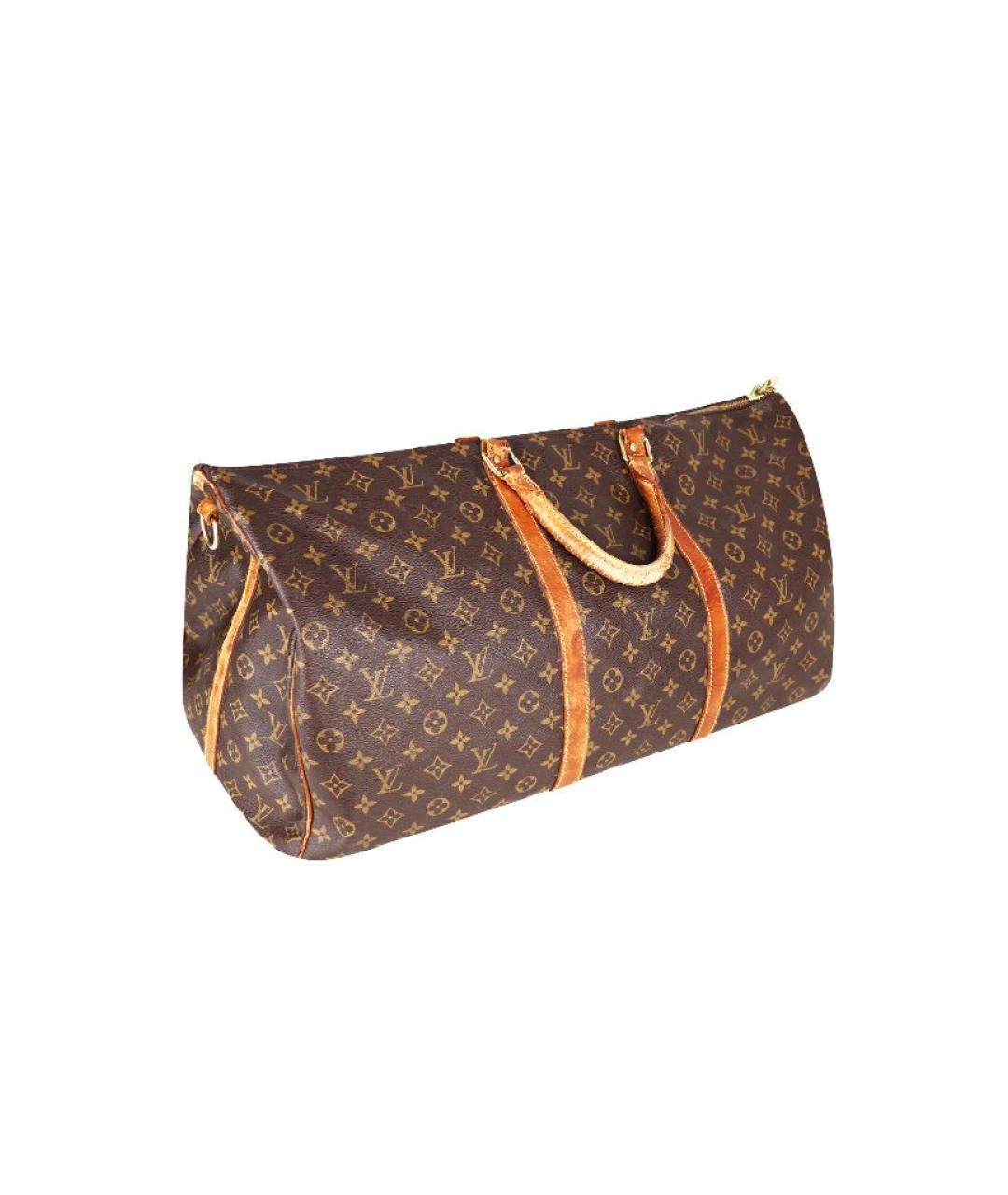 LOUIS VUITTON Коричневая дорожная/спортивная сумка, фото 2