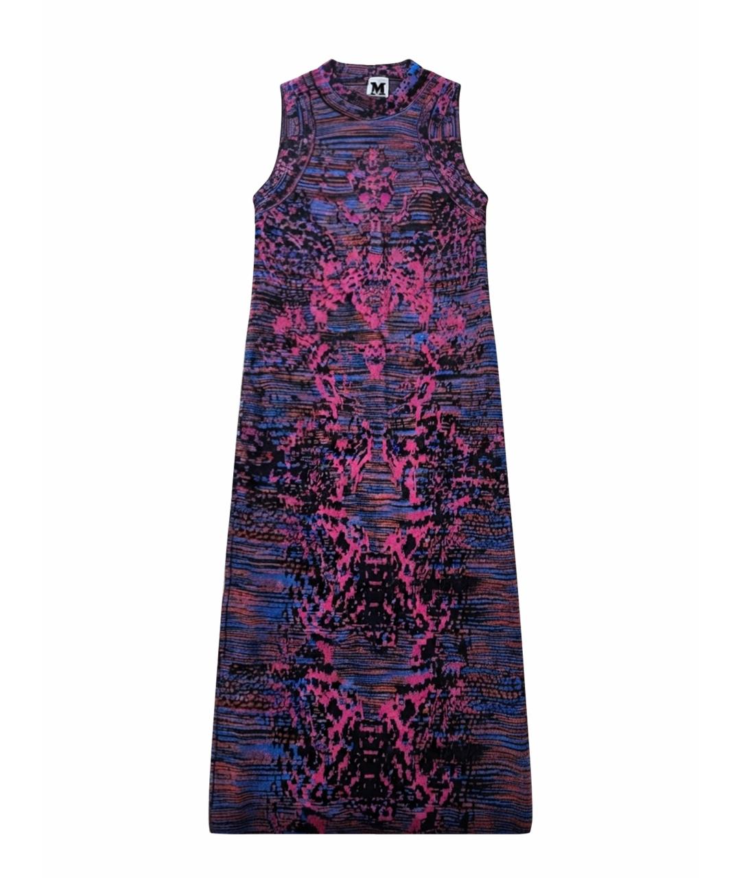 M MISSONI Мульти хлопко-эластановое повседневное платье, фото 1