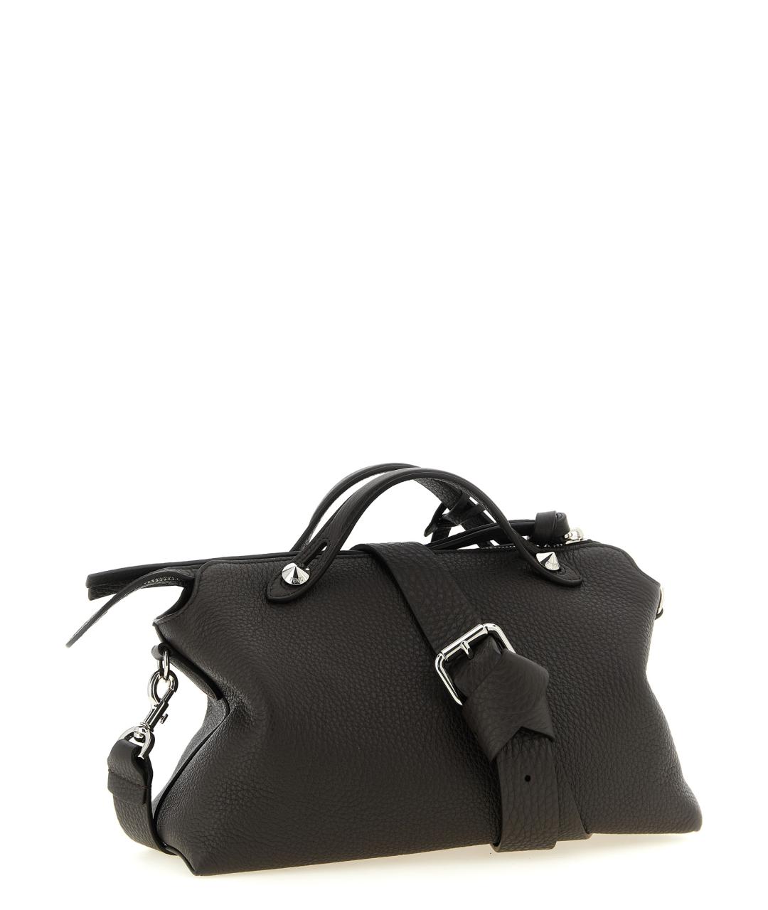 FENDI Коричневая кожаная сумка через плечо, фото 2