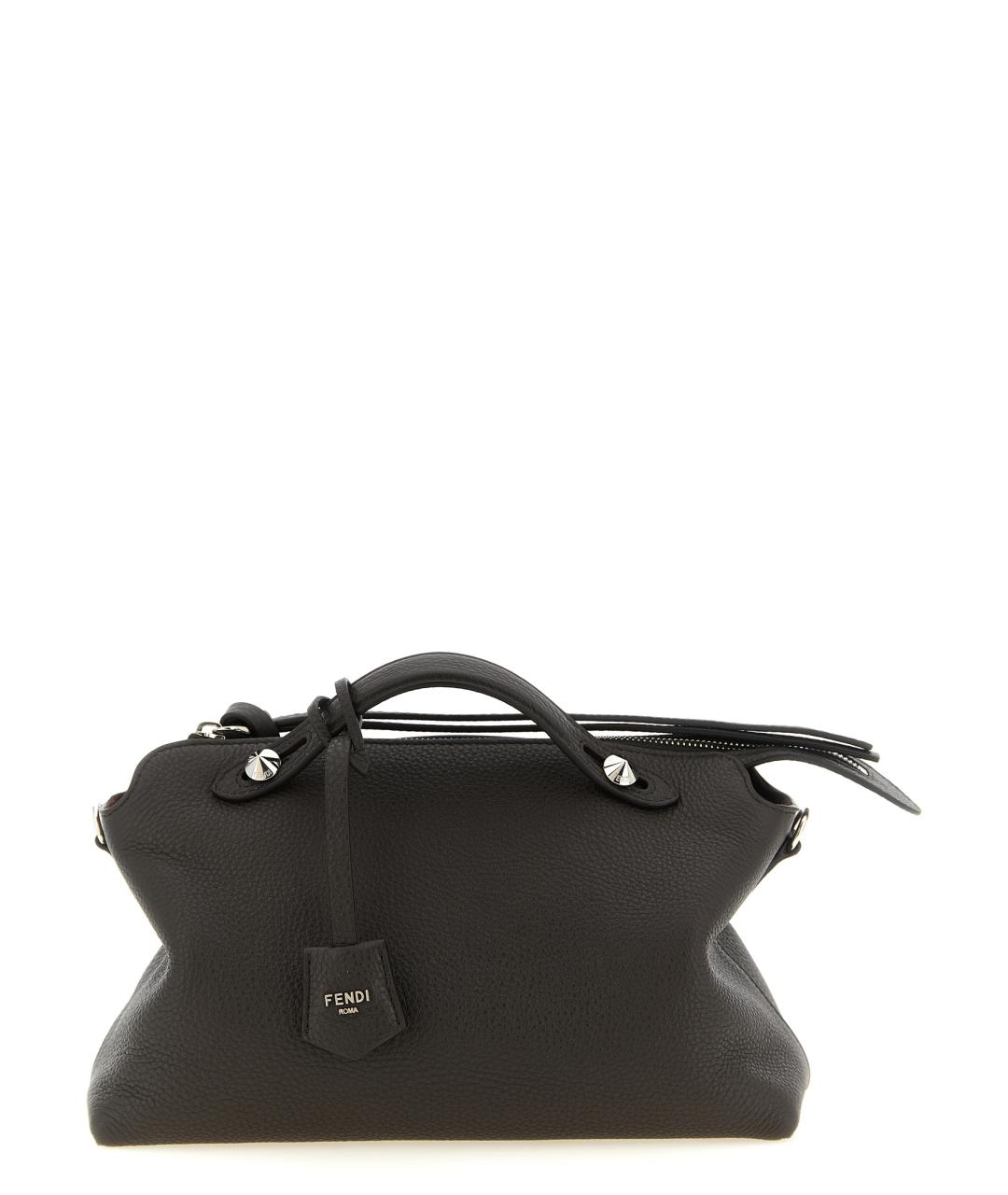 FENDI Коричневая кожаная сумка через плечо, фото 1