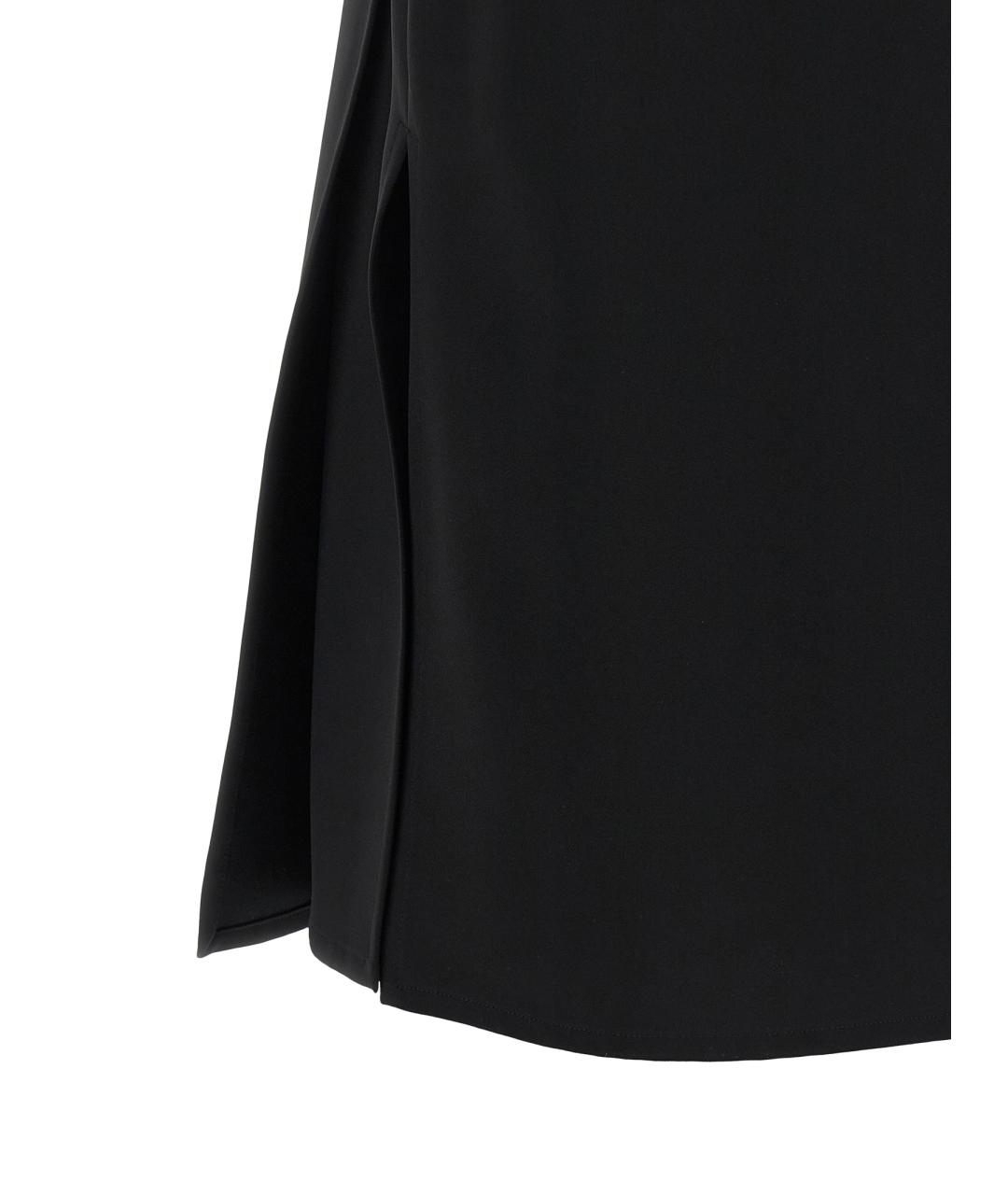 SPORTMAX Черная полиэстеровая блузы, фото 4