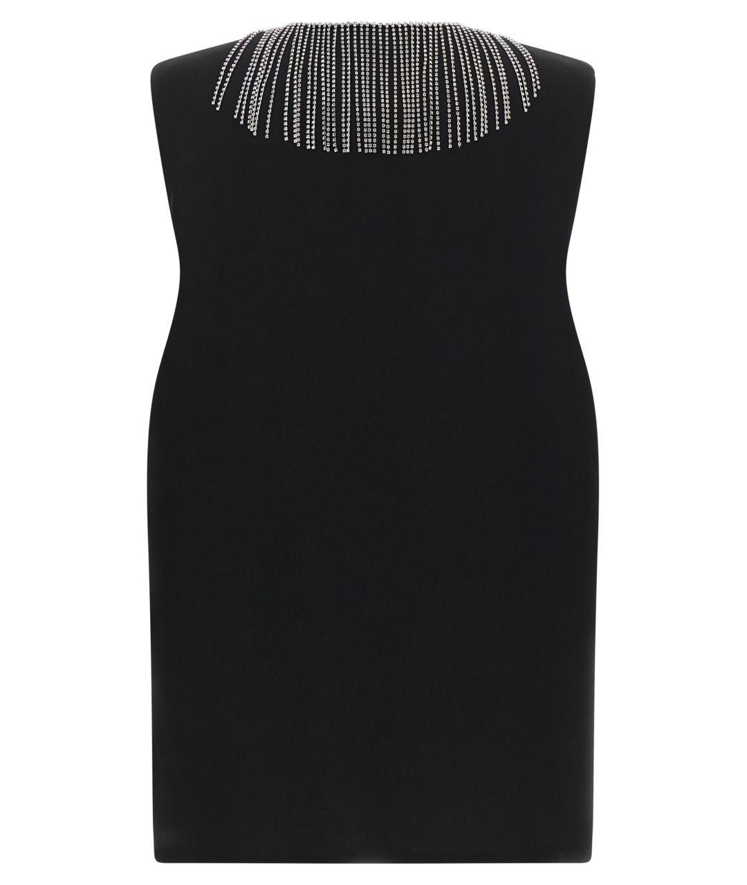 SPORTMAX Черная полиэстеровая блузы, фото 2