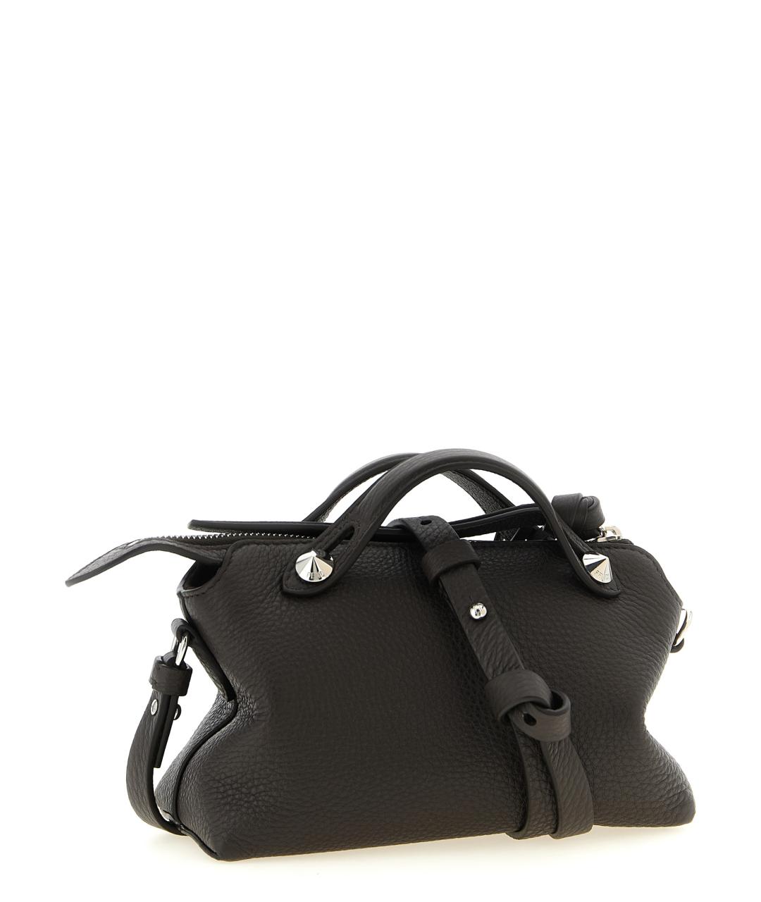 FENDI Коричневая кожаная сумка через плечо, фото 2