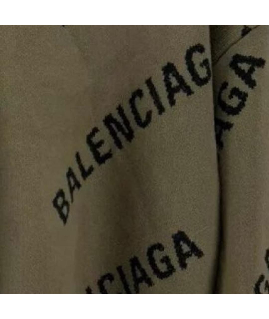 BALENCIAGA Зеленый кашемировый джемпер / свитер, фото 4