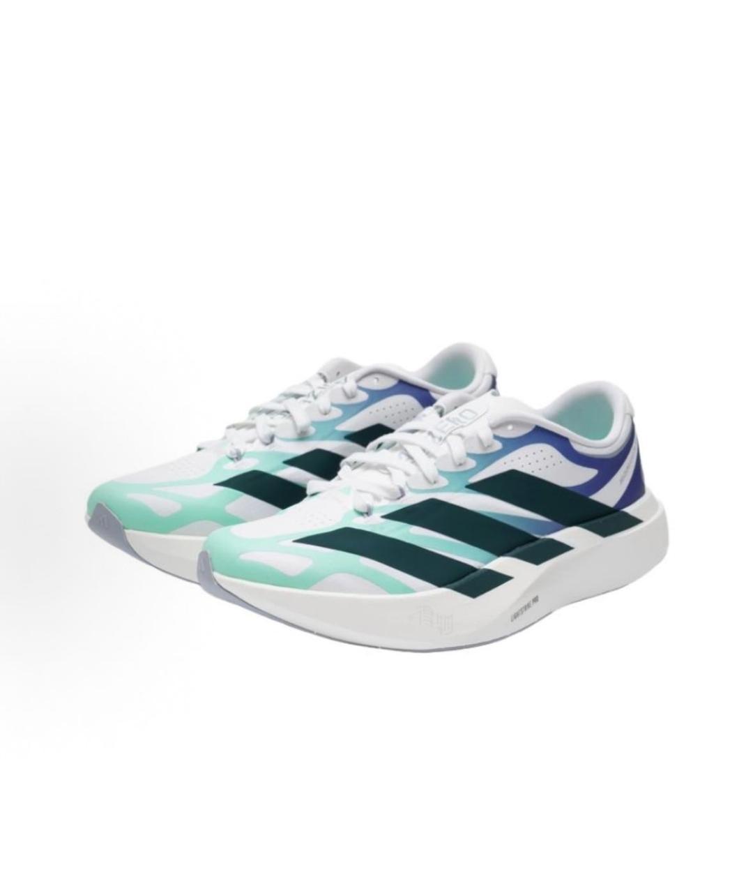ADIDAS Белые текстильные кроссовки, фото 3