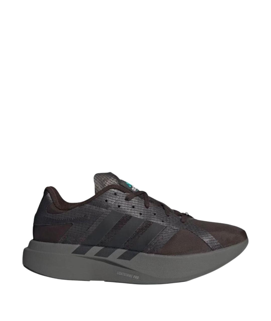 ADIDAS Черные текстильные кроссовки, фото 1