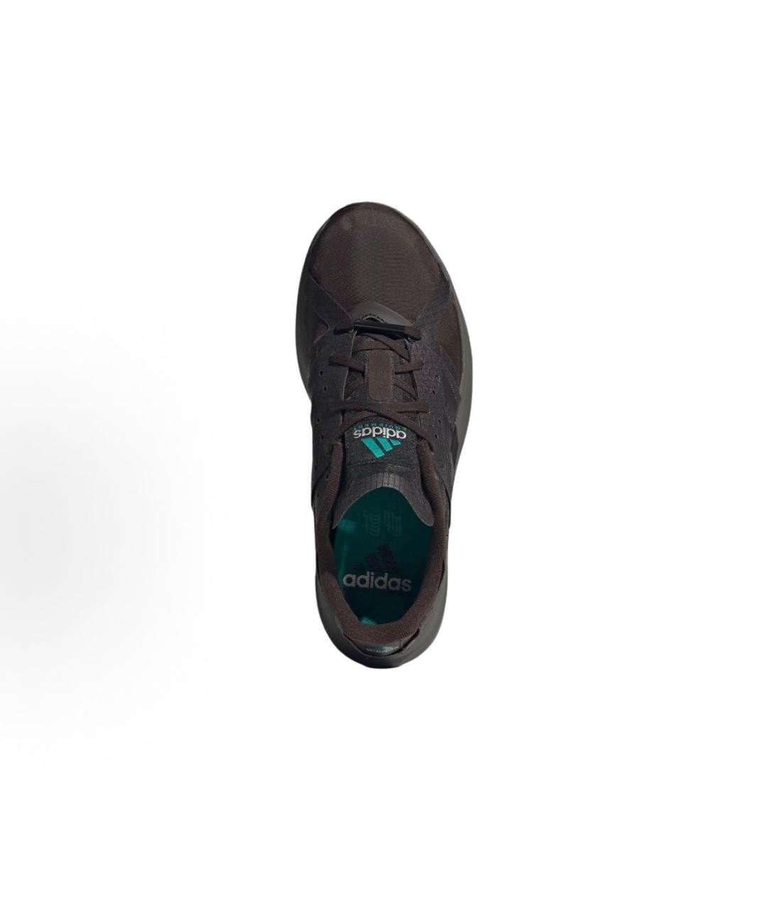 ADIDAS Черные текстильные кроссовки, фото 4