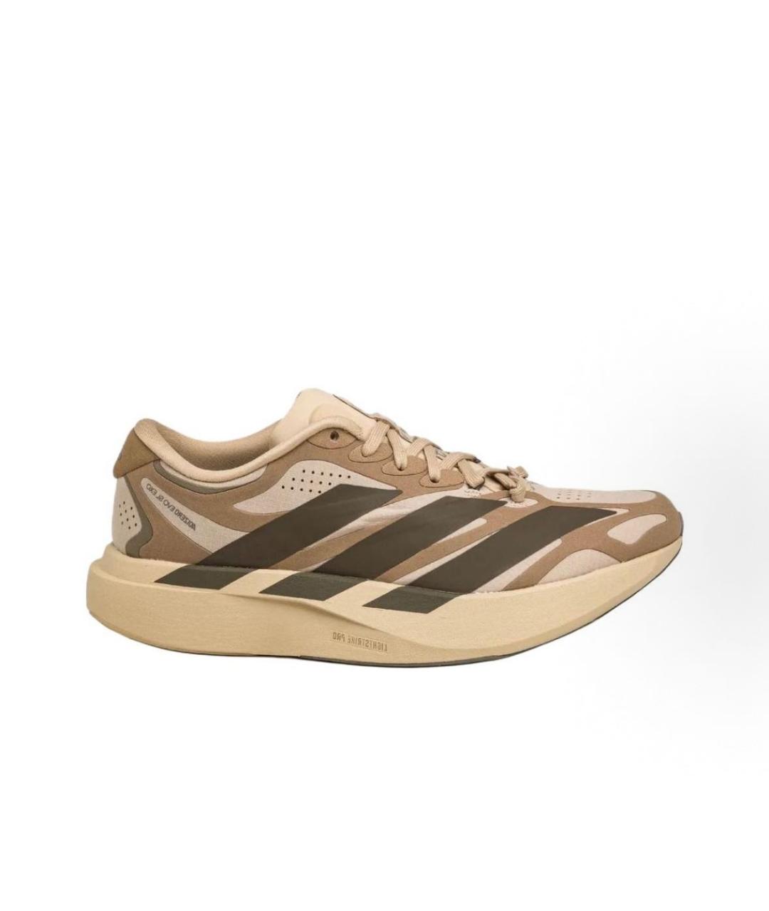 ADIDAS Бежевые текстильные кроссовки, фото 4
