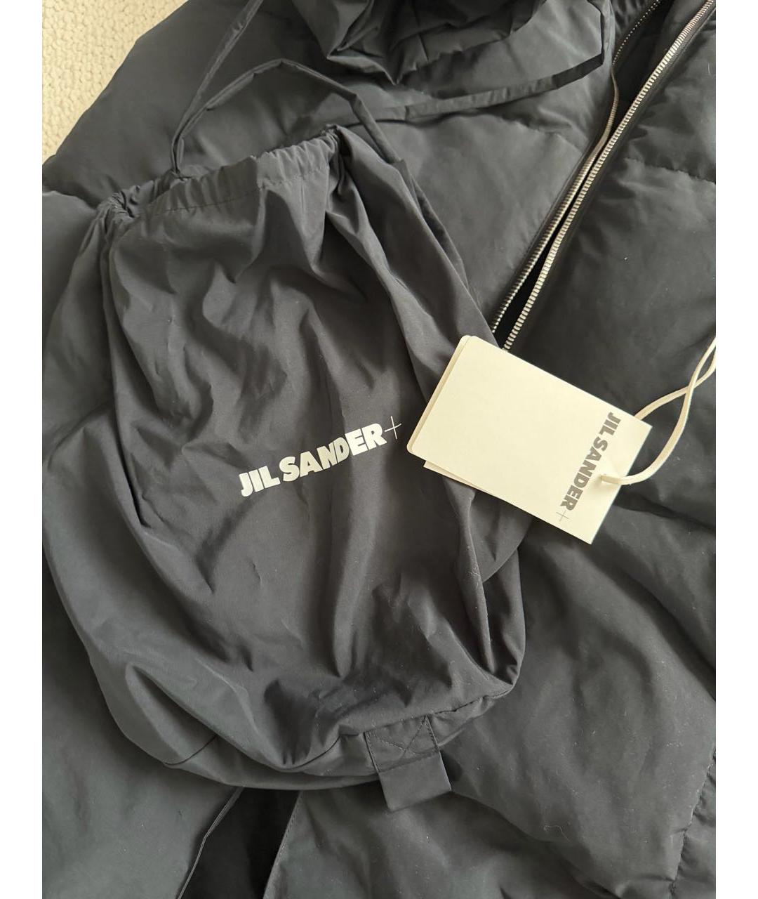 JIL SANDER Черный полиэстеровый пуховик, фото 3