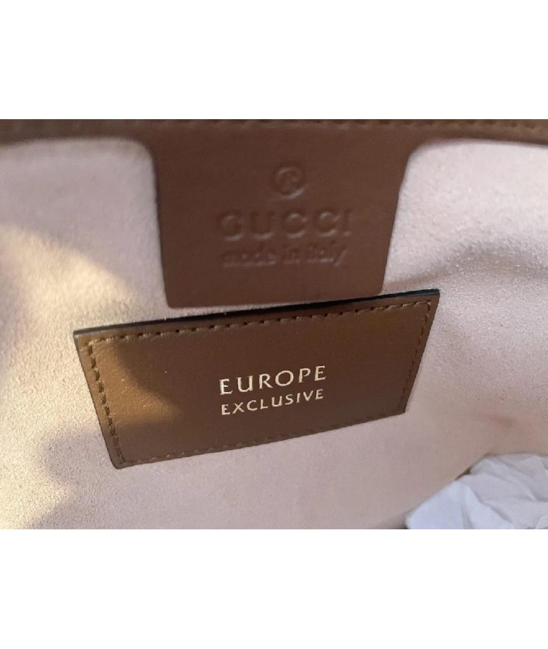 GUCCI Коричневый рюкзак из канвы, фото 5