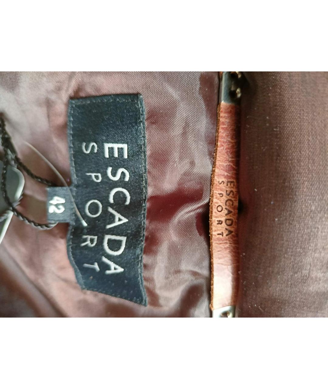 ESCADA Коричневый пуховик, фото 7