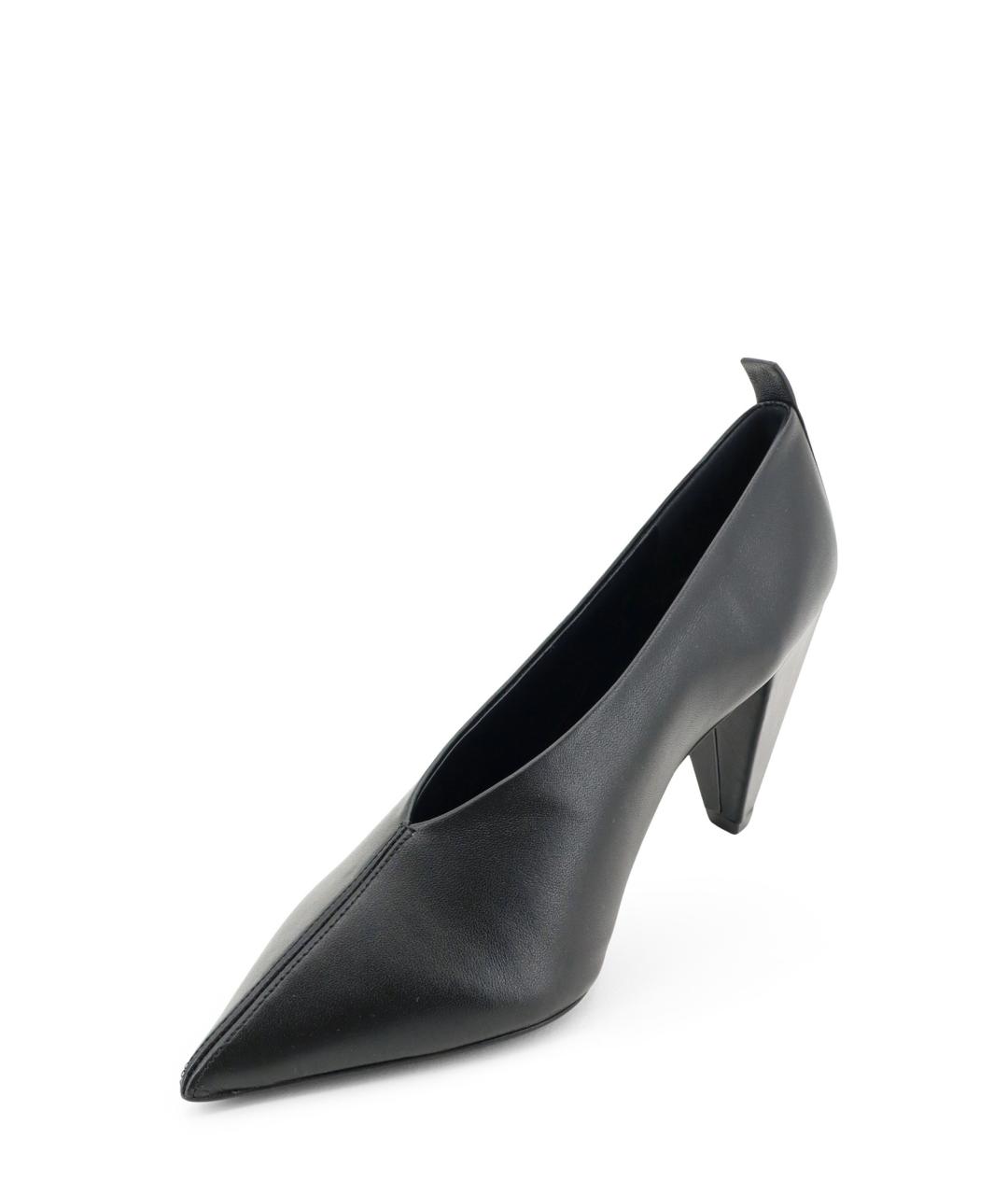 LOEWE Черные кожаные туфли, фото 4