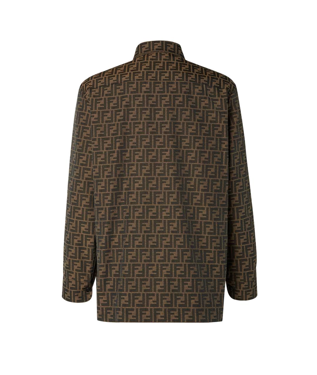 FENDI Коричневая куртка, фото 2