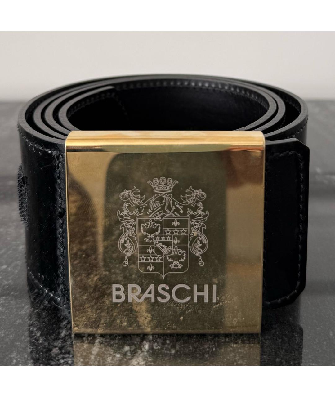 BRASCHI Черный ремень, фото 2