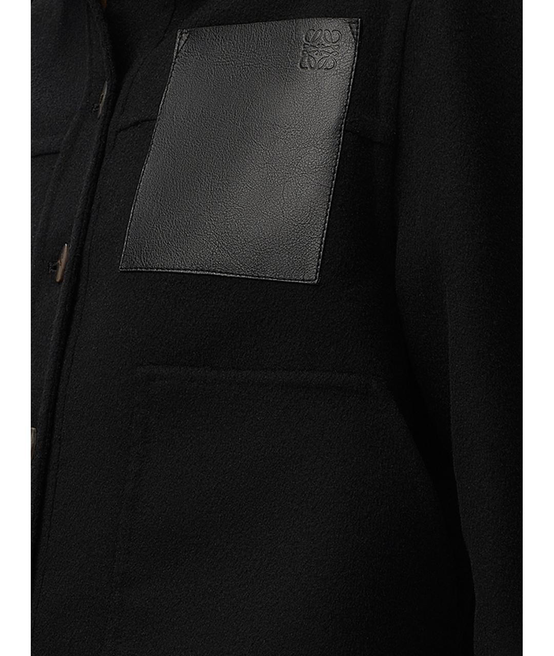 LOEWE Черная шерстяная куртка, фото 3