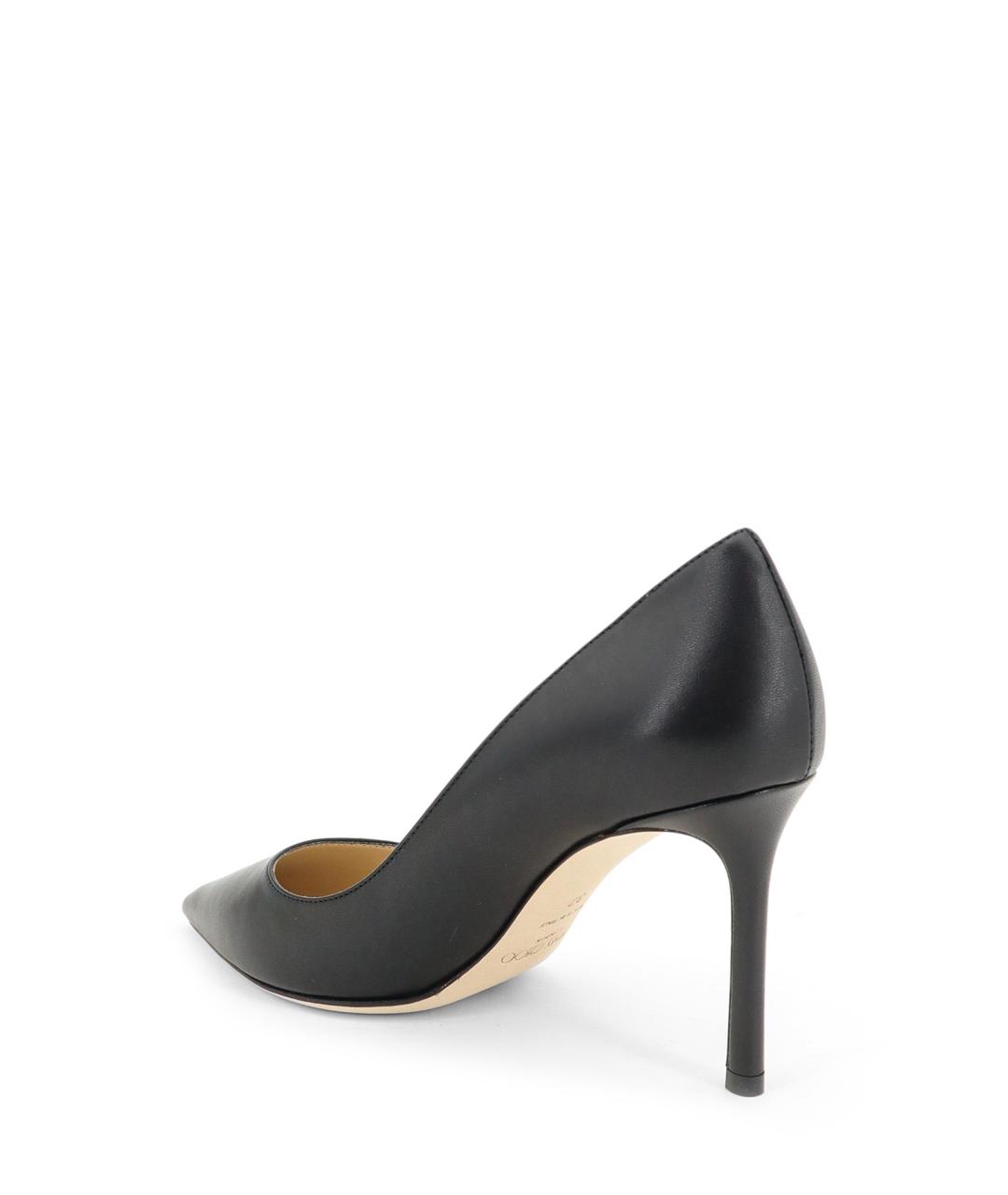 JIMMY CHOO Черные кожаные туфли, фото 3