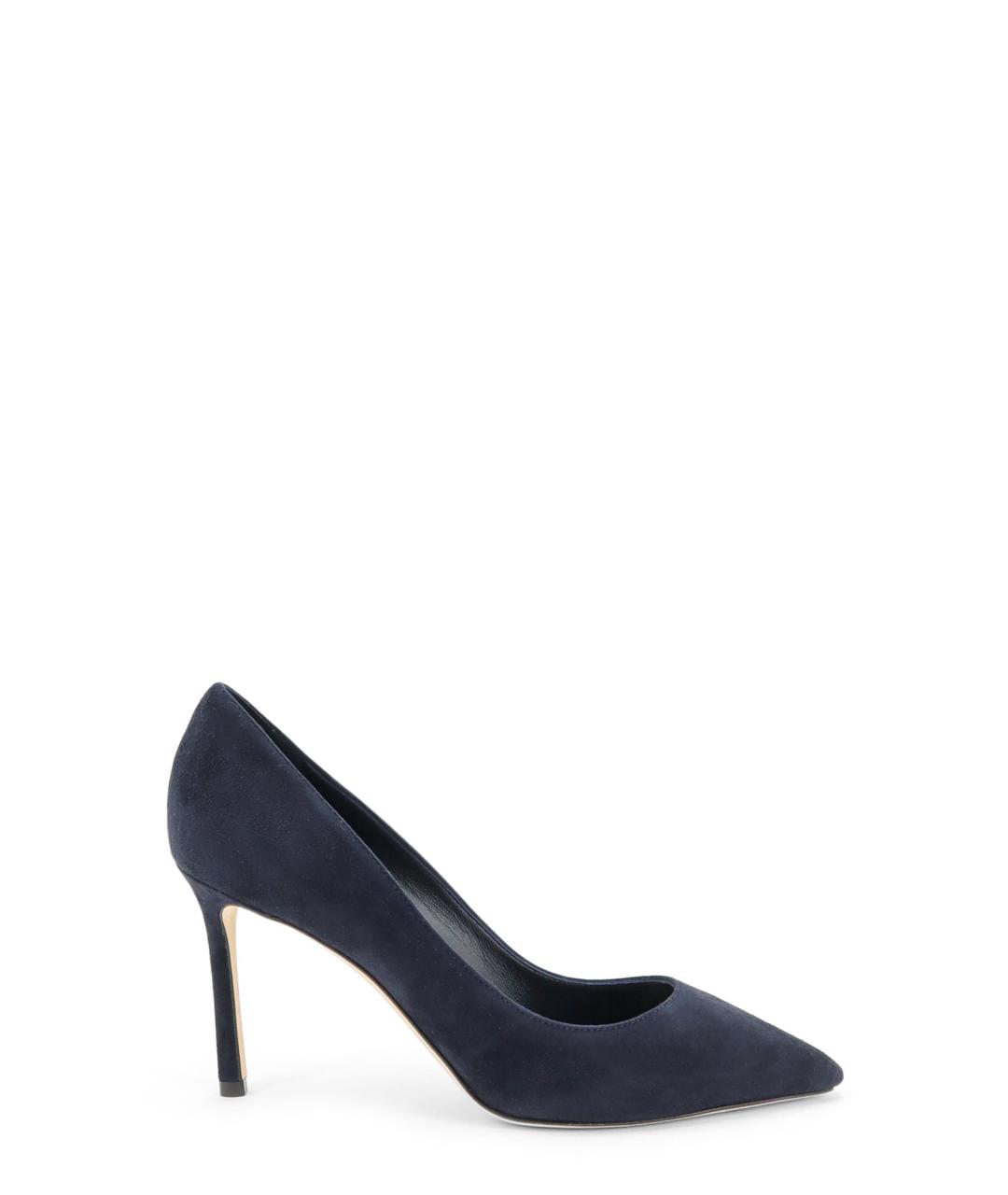 JIMMY CHOO Темно-синие замшевые туфли, фото 1