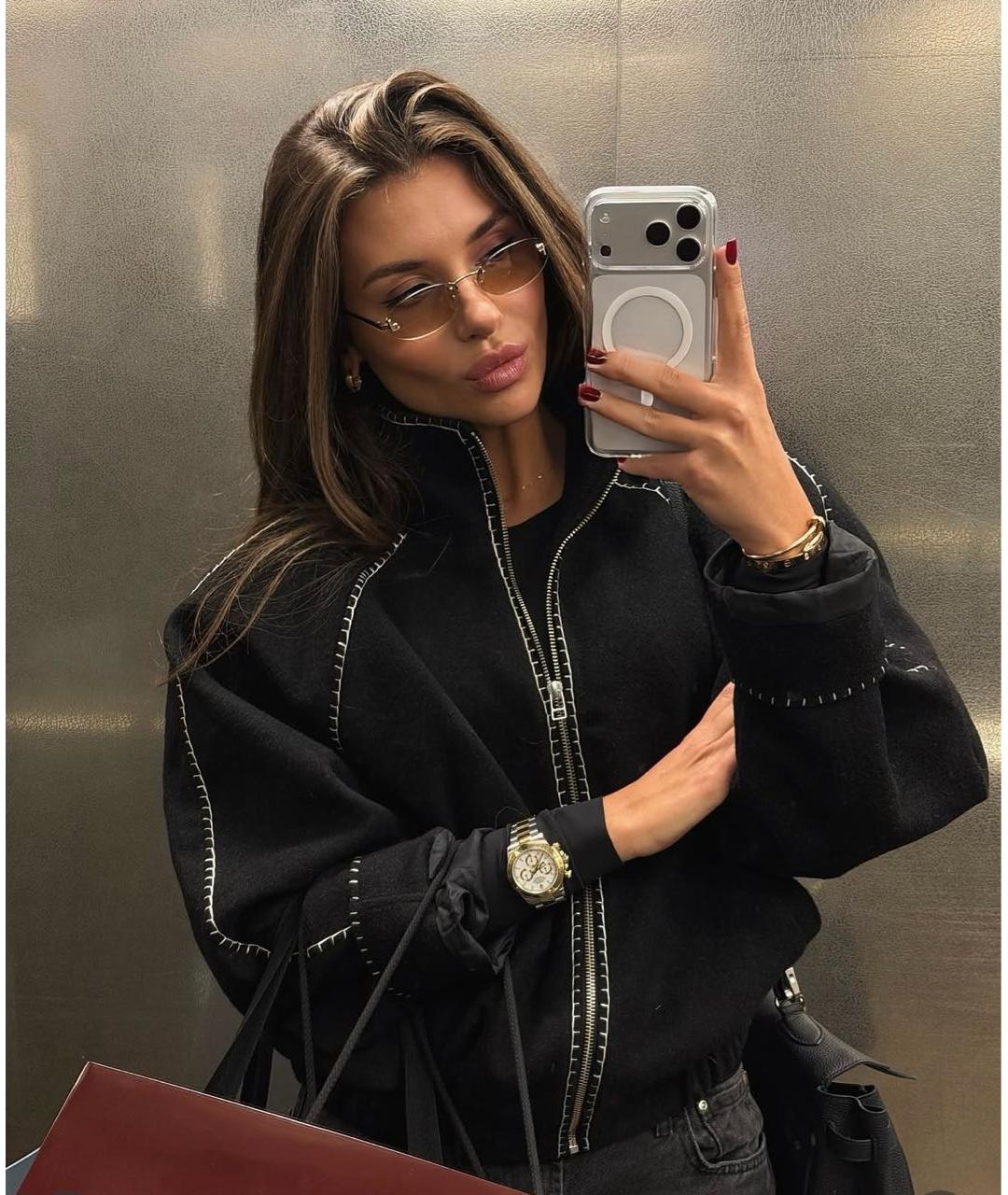 FENDI Золотые металлические солнцезащитные очки, фото 7