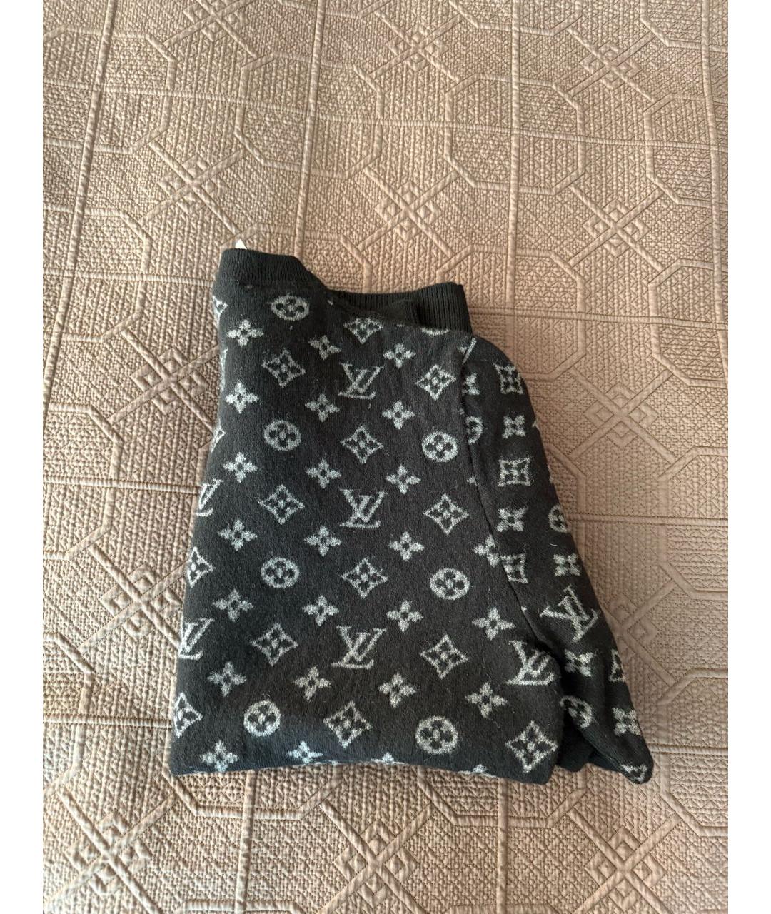 LOUIS VUITTON Черный кашемировый джемпер / свитер, фото 6