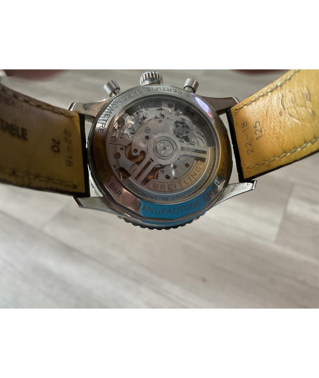 BREITLING Черные стальные часы, фото 2