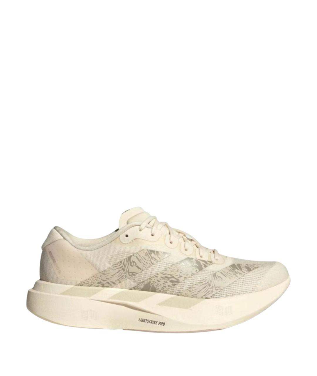 ADIDAS Бежевые текстильные кроссовки, фото 1