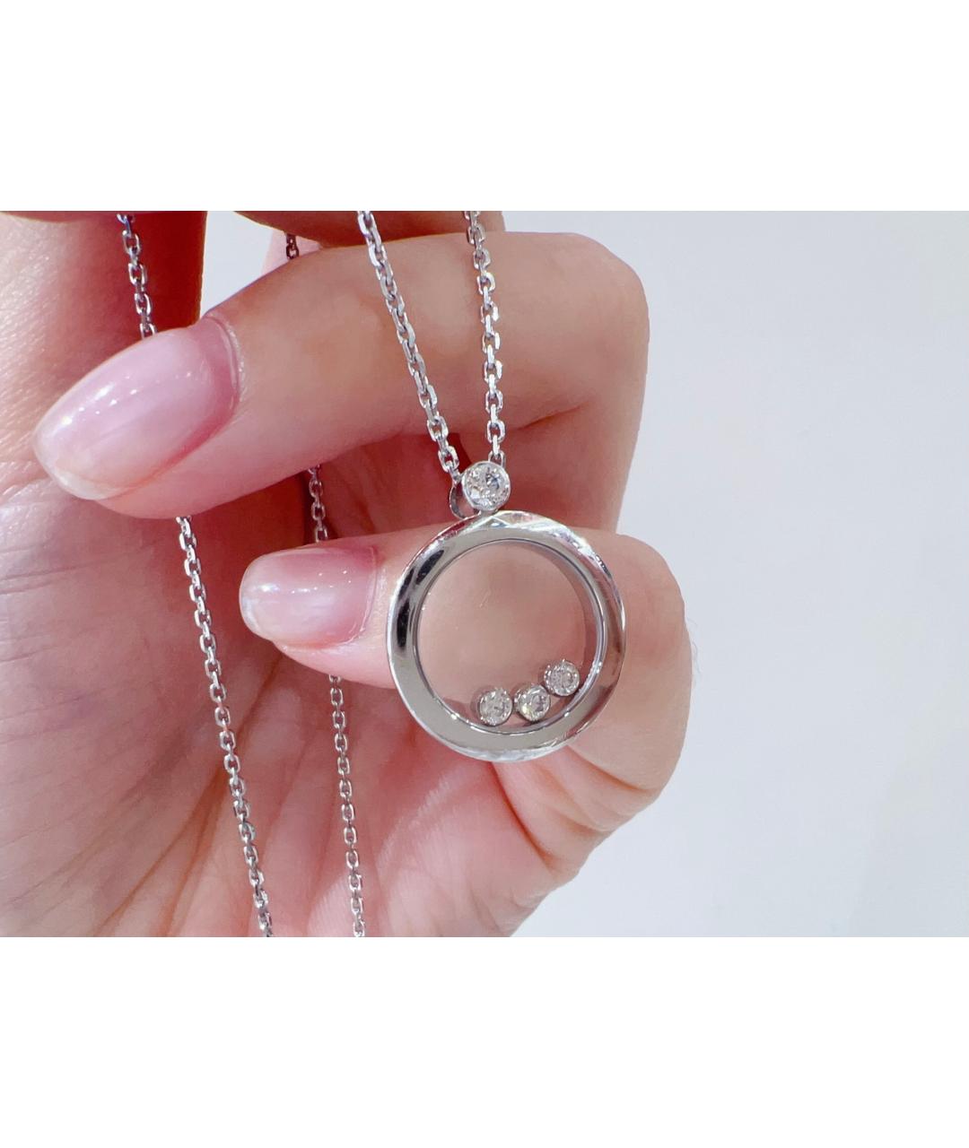 CHOPARD Серебряное колье из белого золота, фото 4