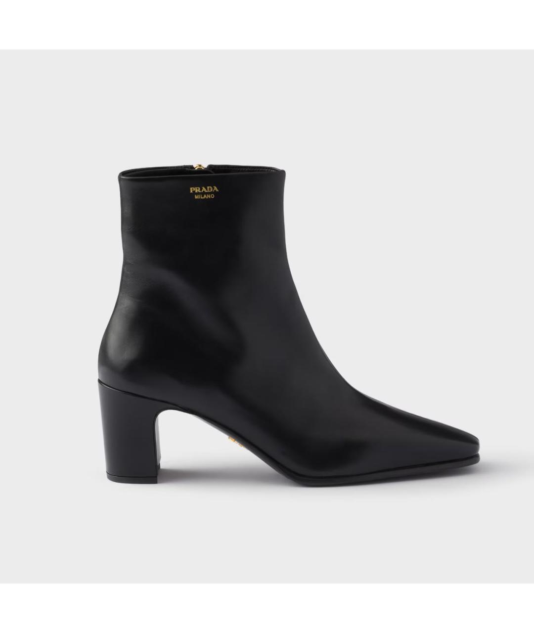 PRADA Черные кожаные ботильоны, фото 6