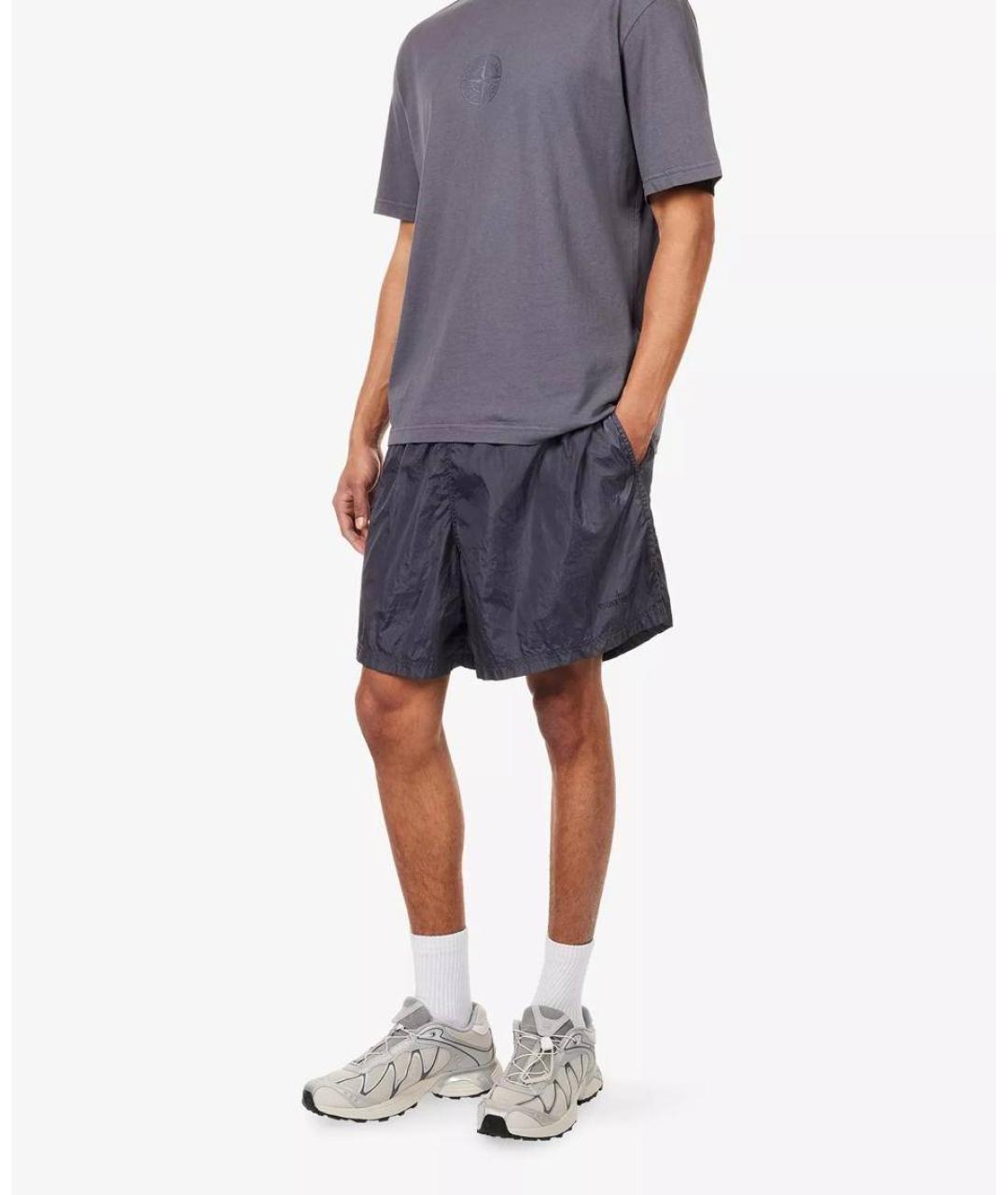 STONE ISLAND Синие шорты, фото 5