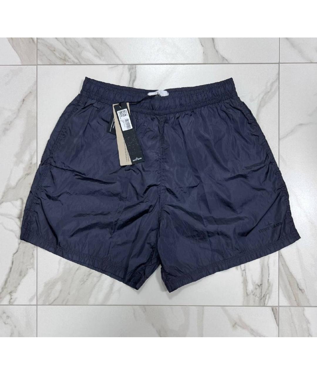 STONE ISLAND Синие шорты, фото 6