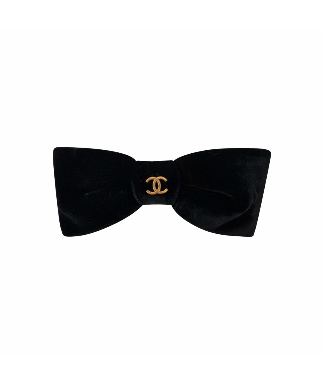 CHANEL Черная заколка, фото 1