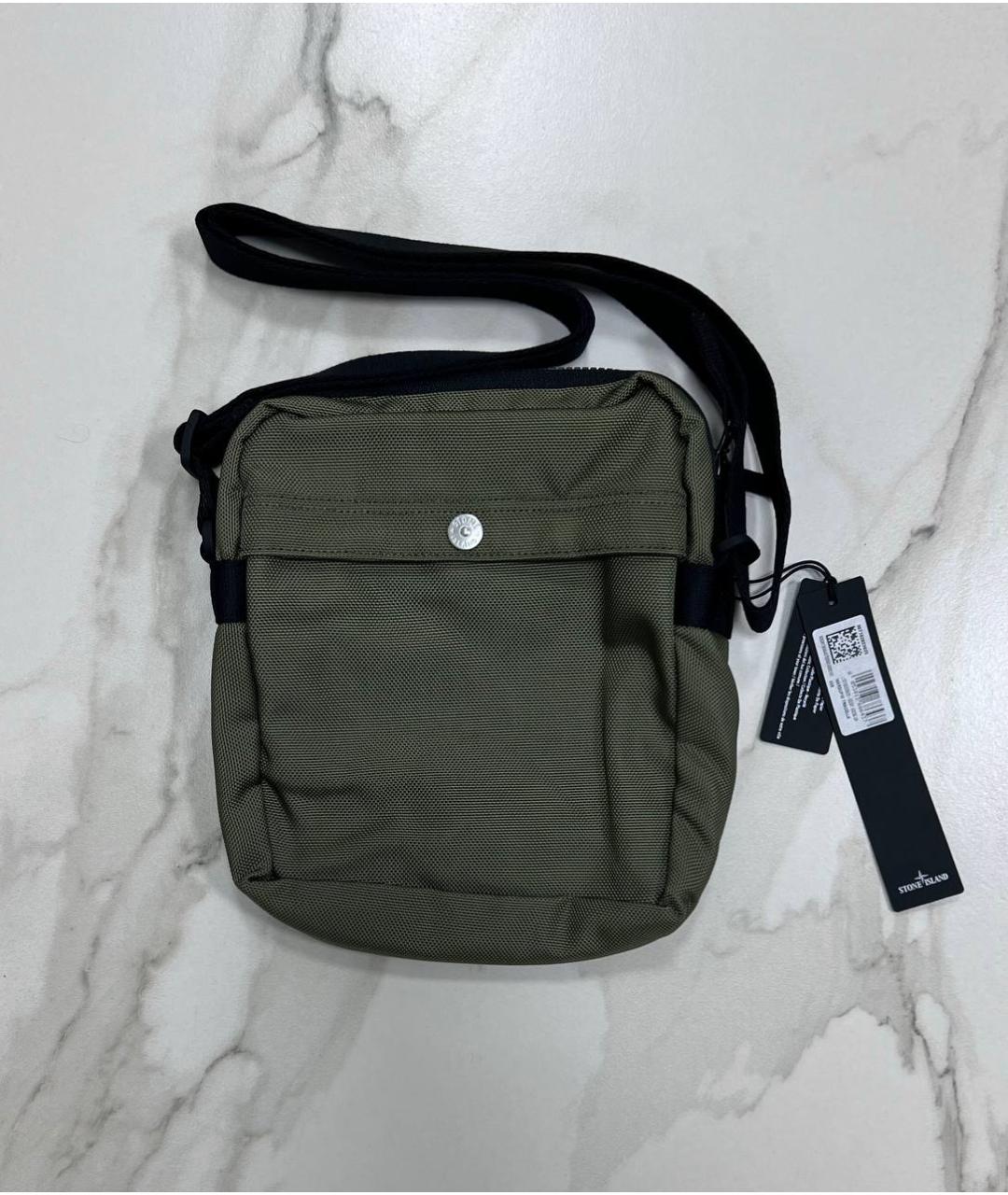 STONE ISLAND Зеленая сумка на плечо, фото 4