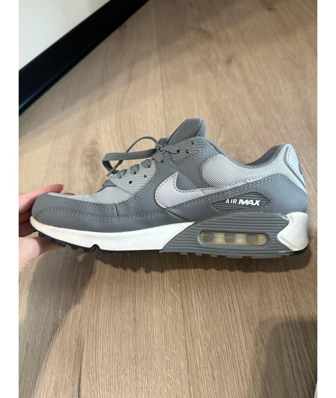 NIKE Серые низкие кроссовки / кеды, фото 5