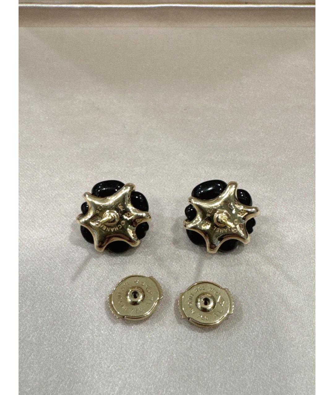 CHANEL Золотые серьги из желтого золота, фото 4