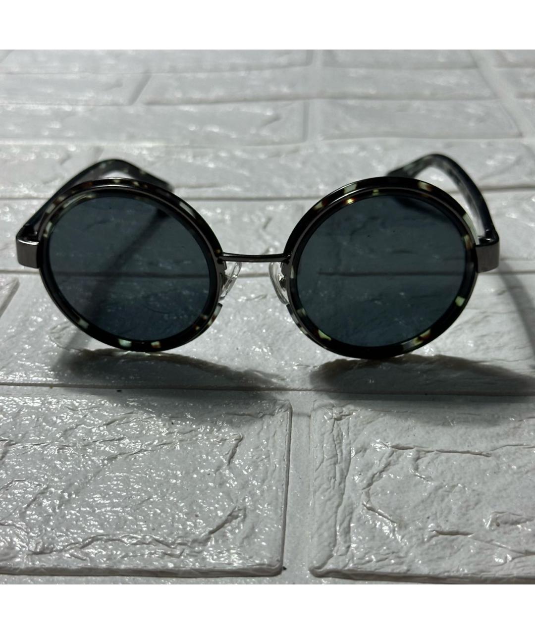 DRIES VAN NOTEN Черные пластиковые солнцезащитные очки, фото 5