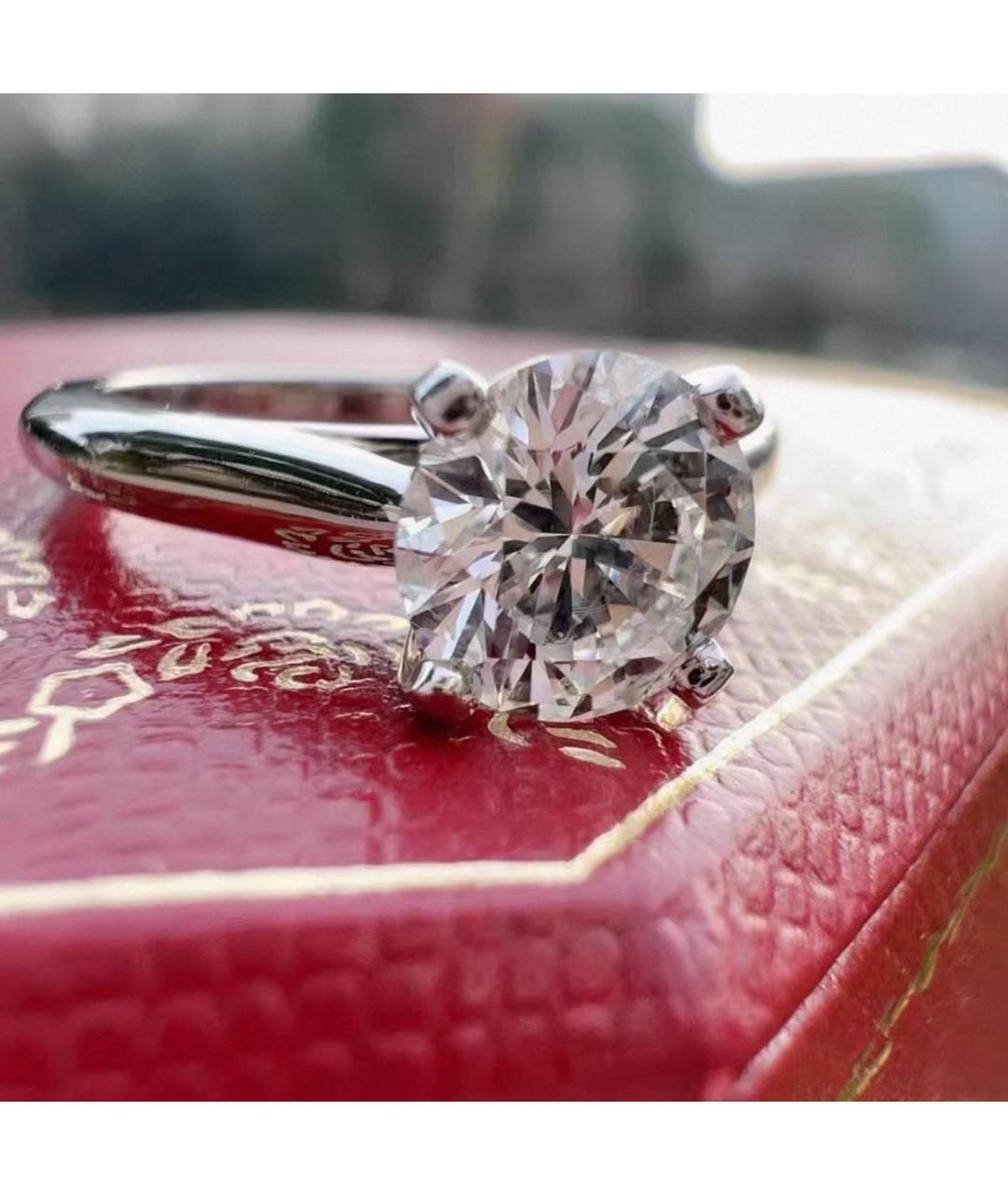 CARTIER Серебряное платиновое кольцо, фото 2