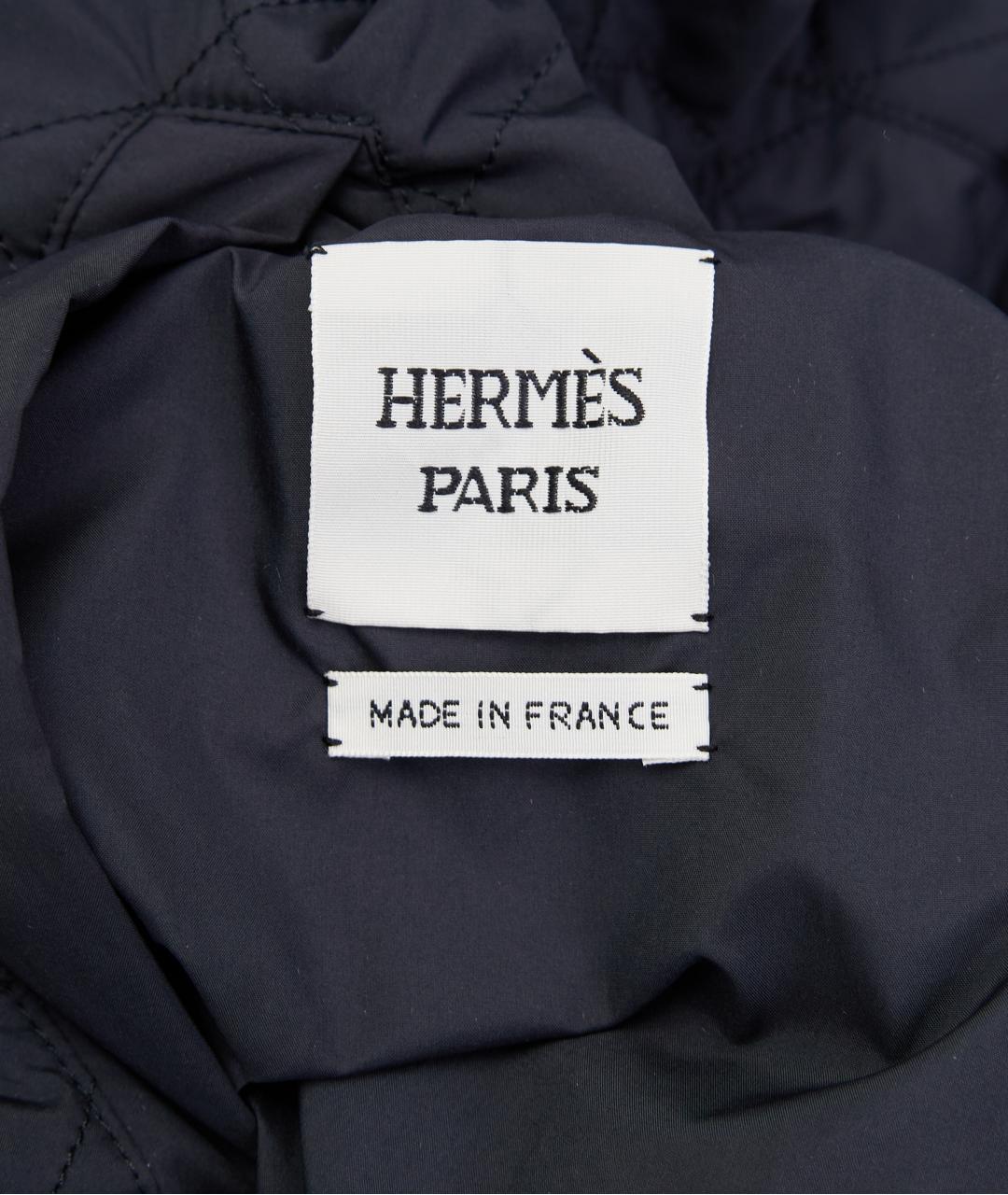 HERMES Синяя хлопковая куртка, фото 5
