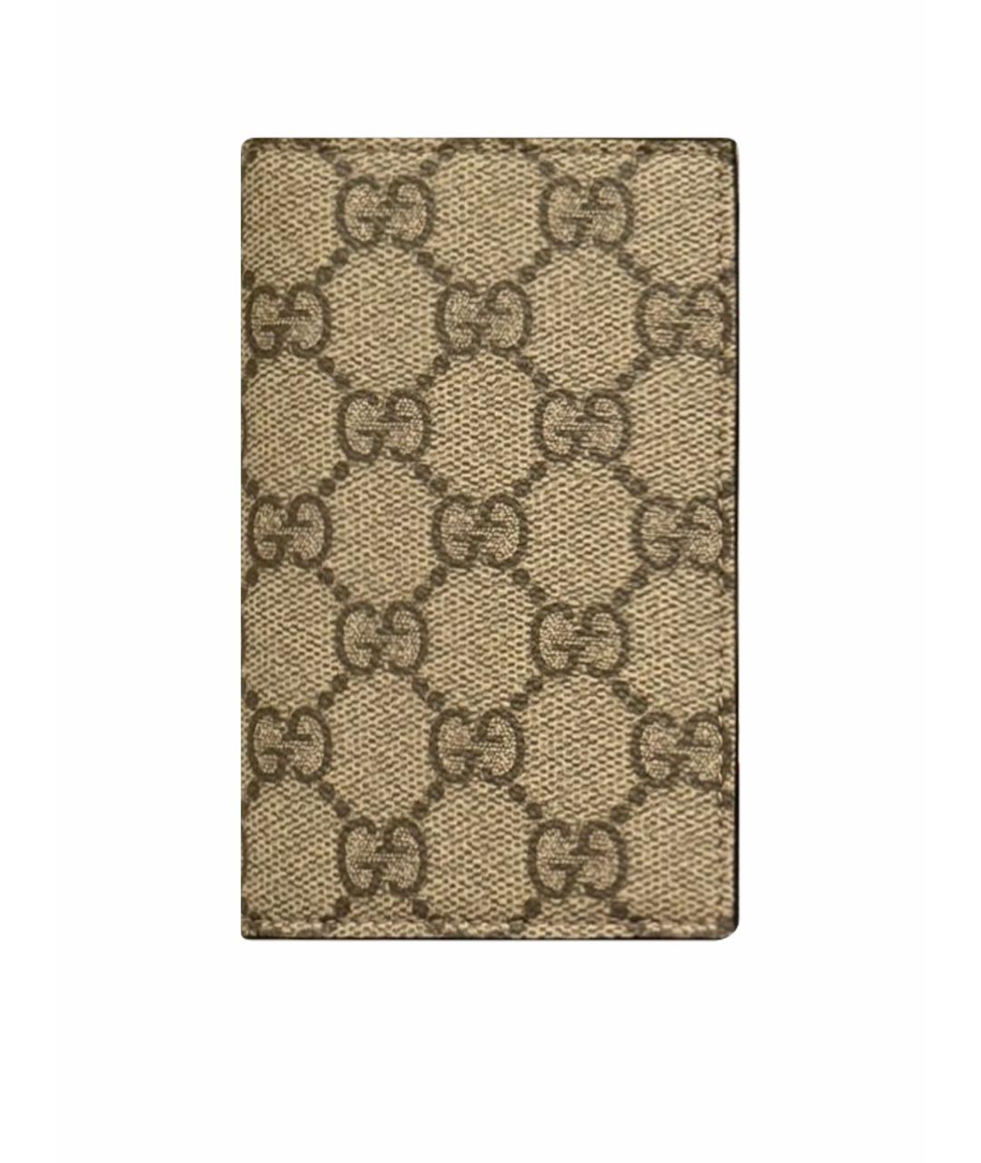 GUCCI Бежевая визитница, фото 1