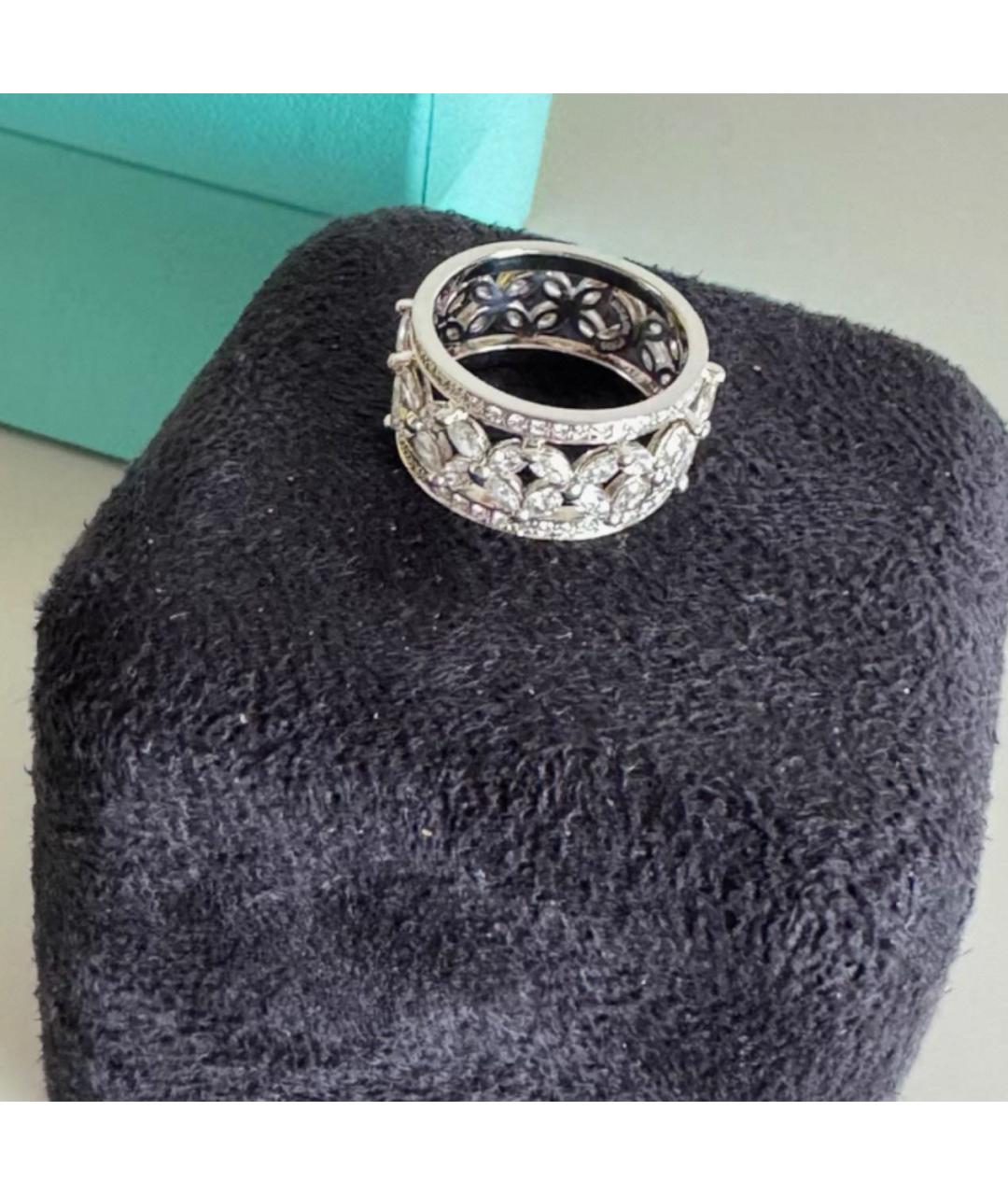 TIFFANY&CO Серебряное платиновое кольцо, фото 3
