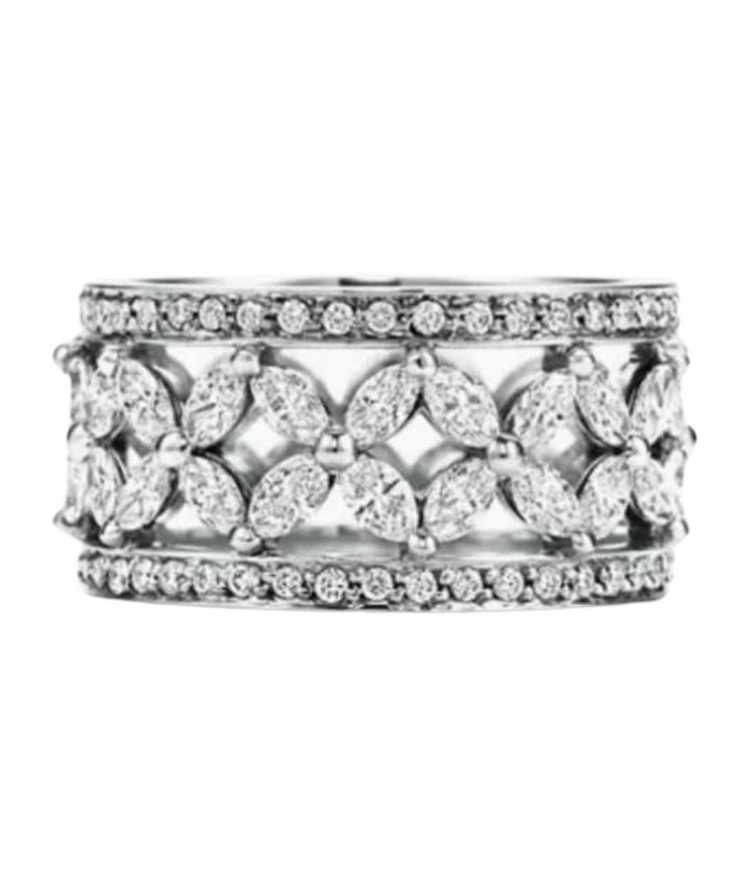 TIFFANY&CO Серебряное платиновое кольцо, фото 1
