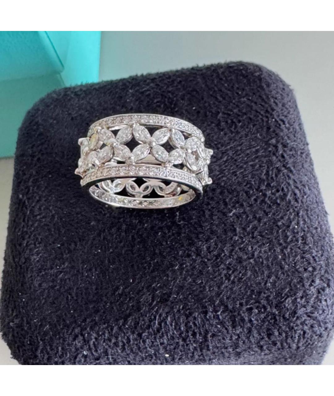 TIFFANY&CO Серебряное платиновое кольцо, фото 2