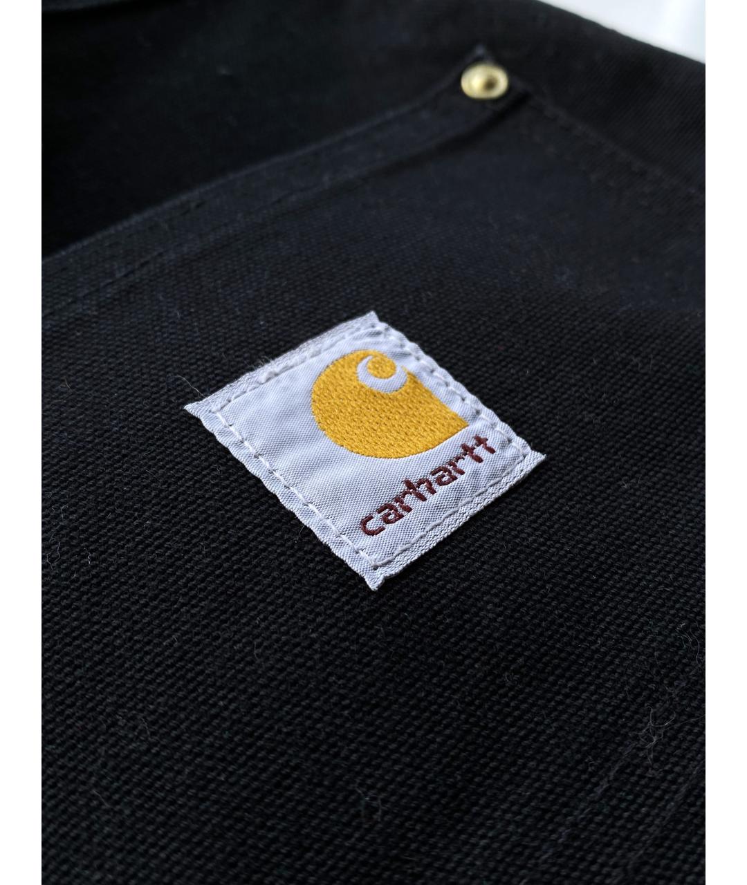 CARHARTT Черные хлопковые прямые джинсы, фото 5