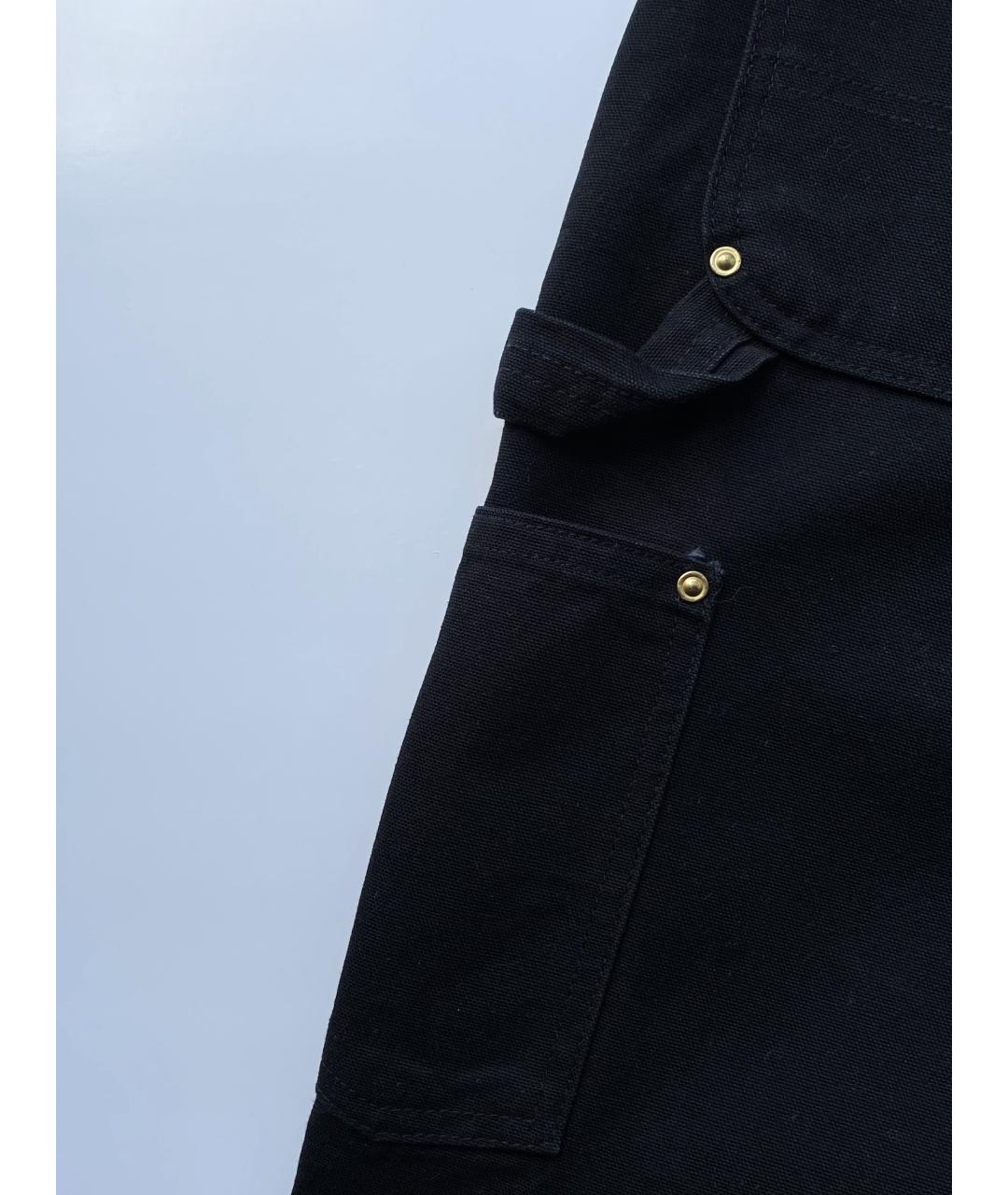 CARHARTT Черные хлопковые прямые джинсы, фото 7
