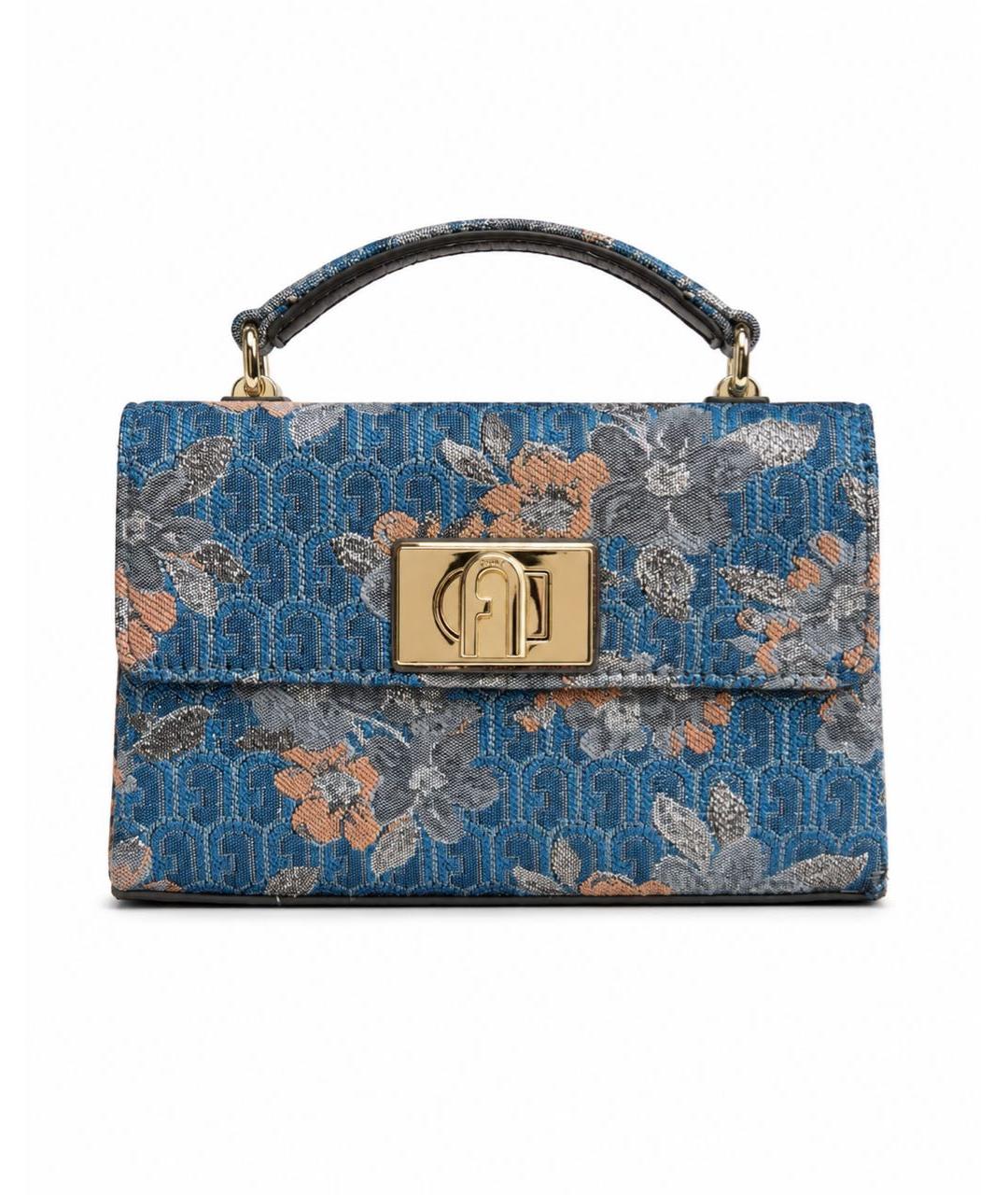 FURLA Мульти жаккардовая сумка с короткими ручками, фото 1