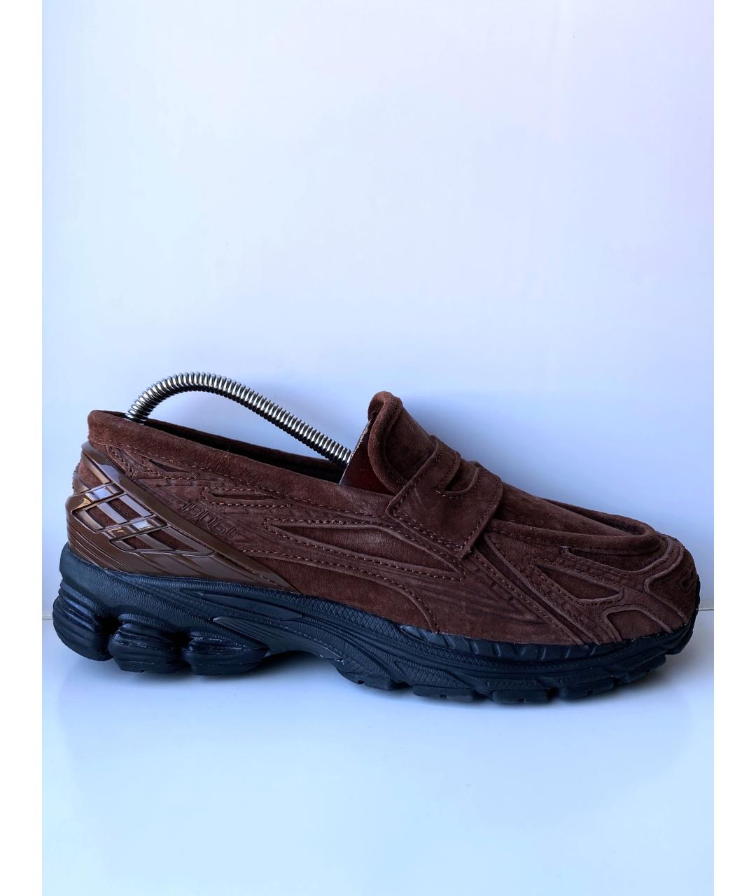 NEW BALANCE Коричневые синтетические лоферы, фото 10