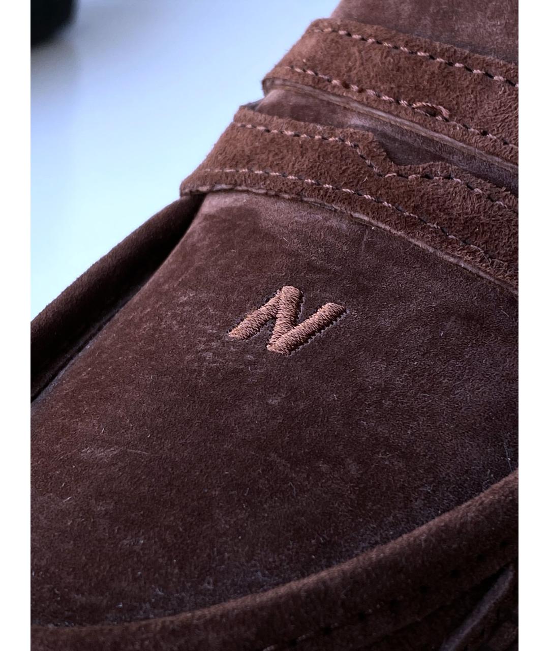 NEW BALANCE Коричневые синтетические лоферы, фото 6