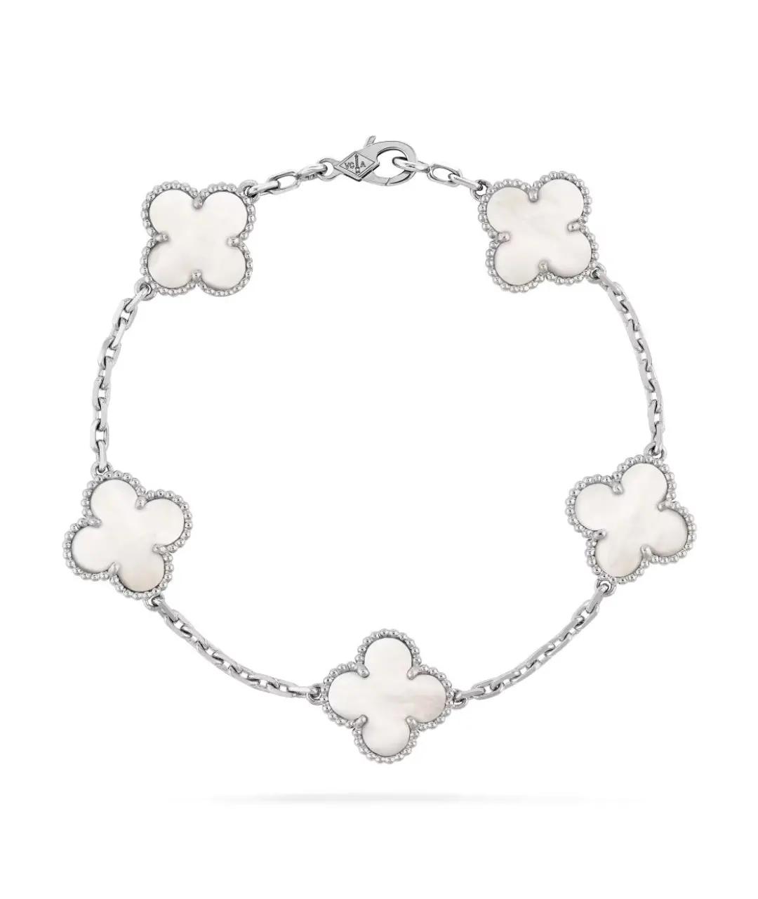 VAN CLEEF & ARPELS Серебряный браслет из белого золота, фото 1
