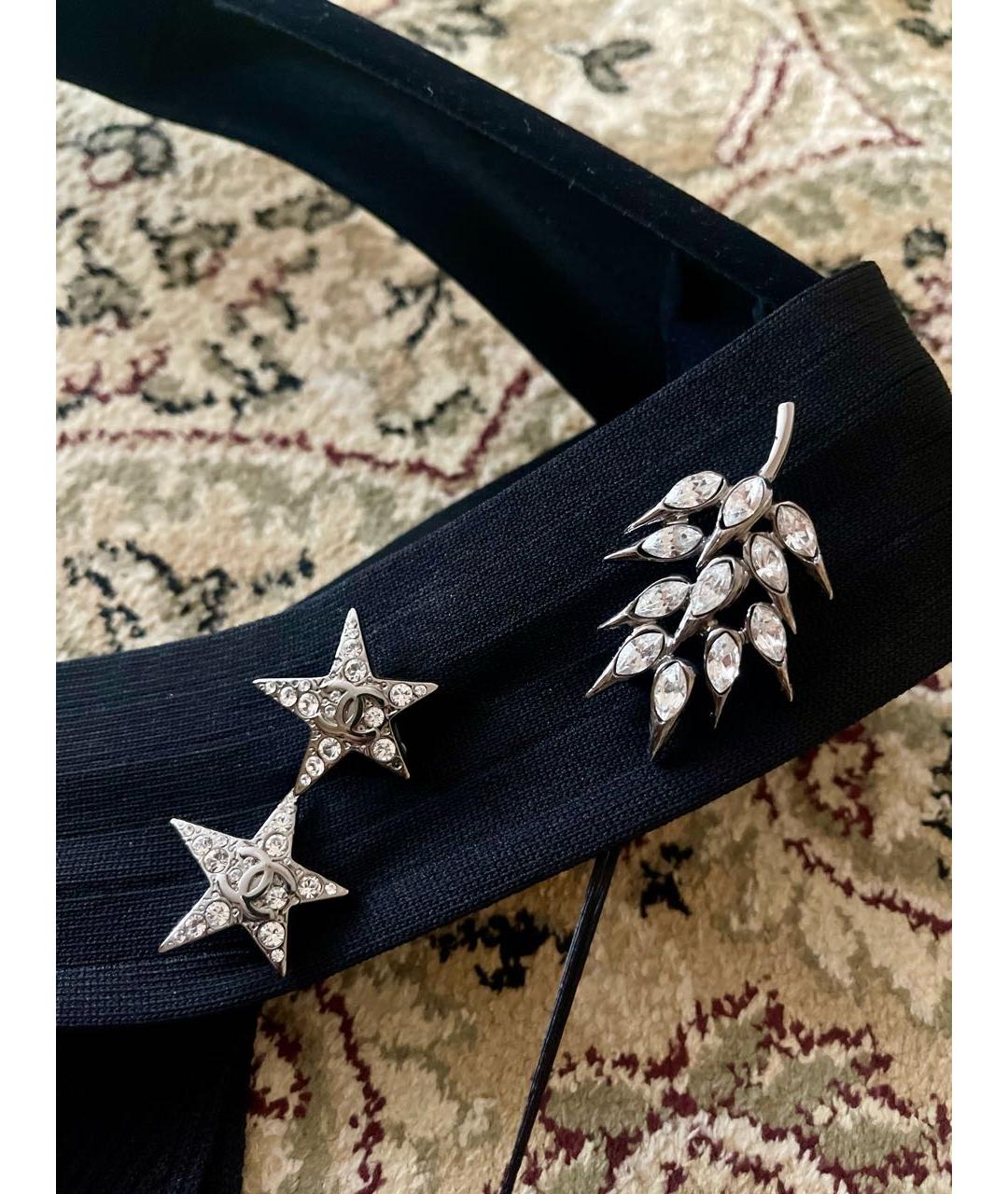 CHANEL Черное вискозное вечернее платье, фото 6