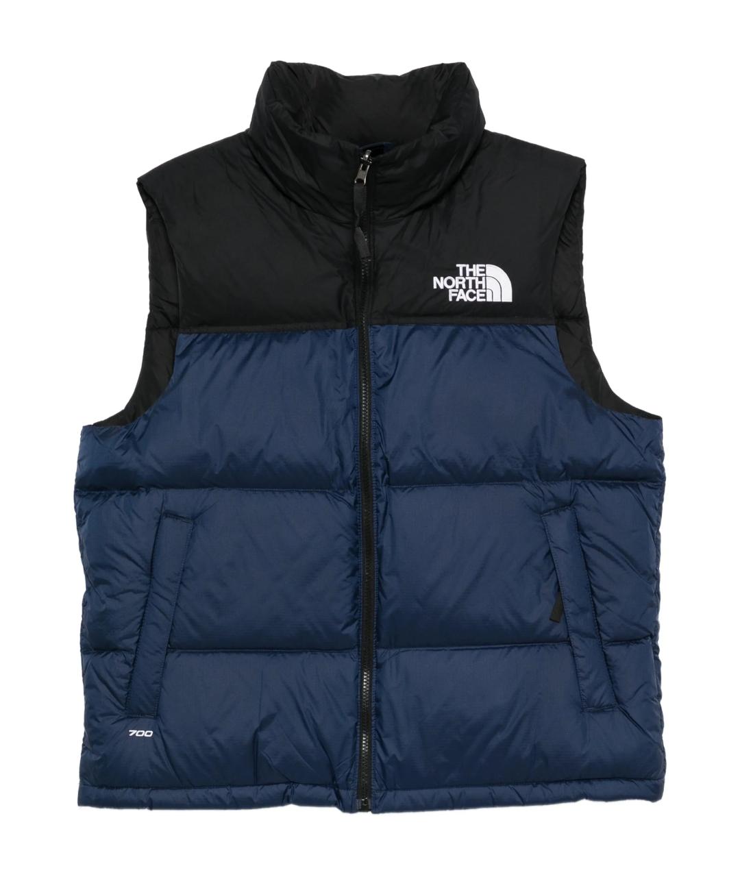 THE NORTH FACE Темно-синяя полиамидовая жилетка, фото 1