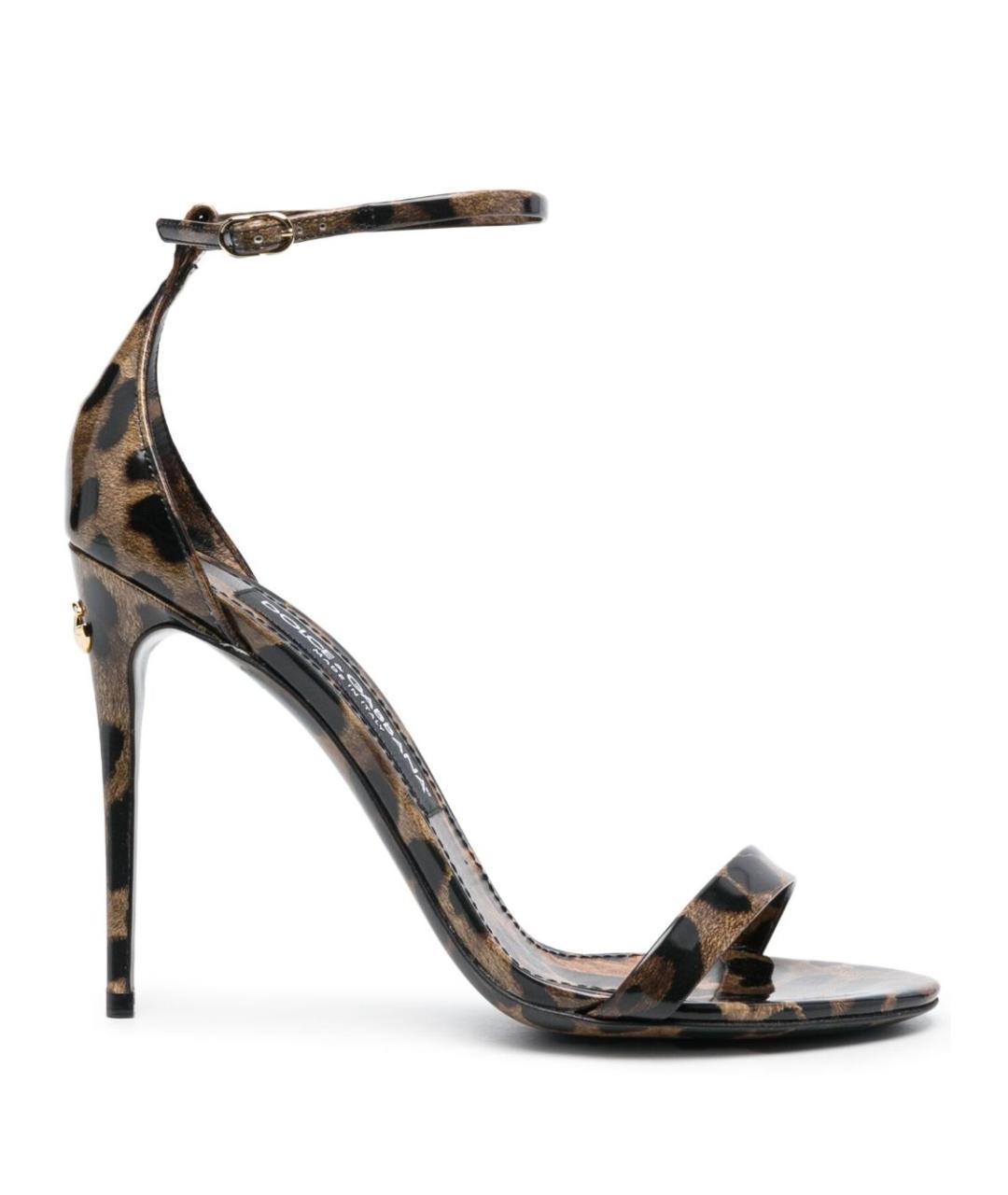 DOLCE&GABBANA Мульти кожаные босоножки, фото 1